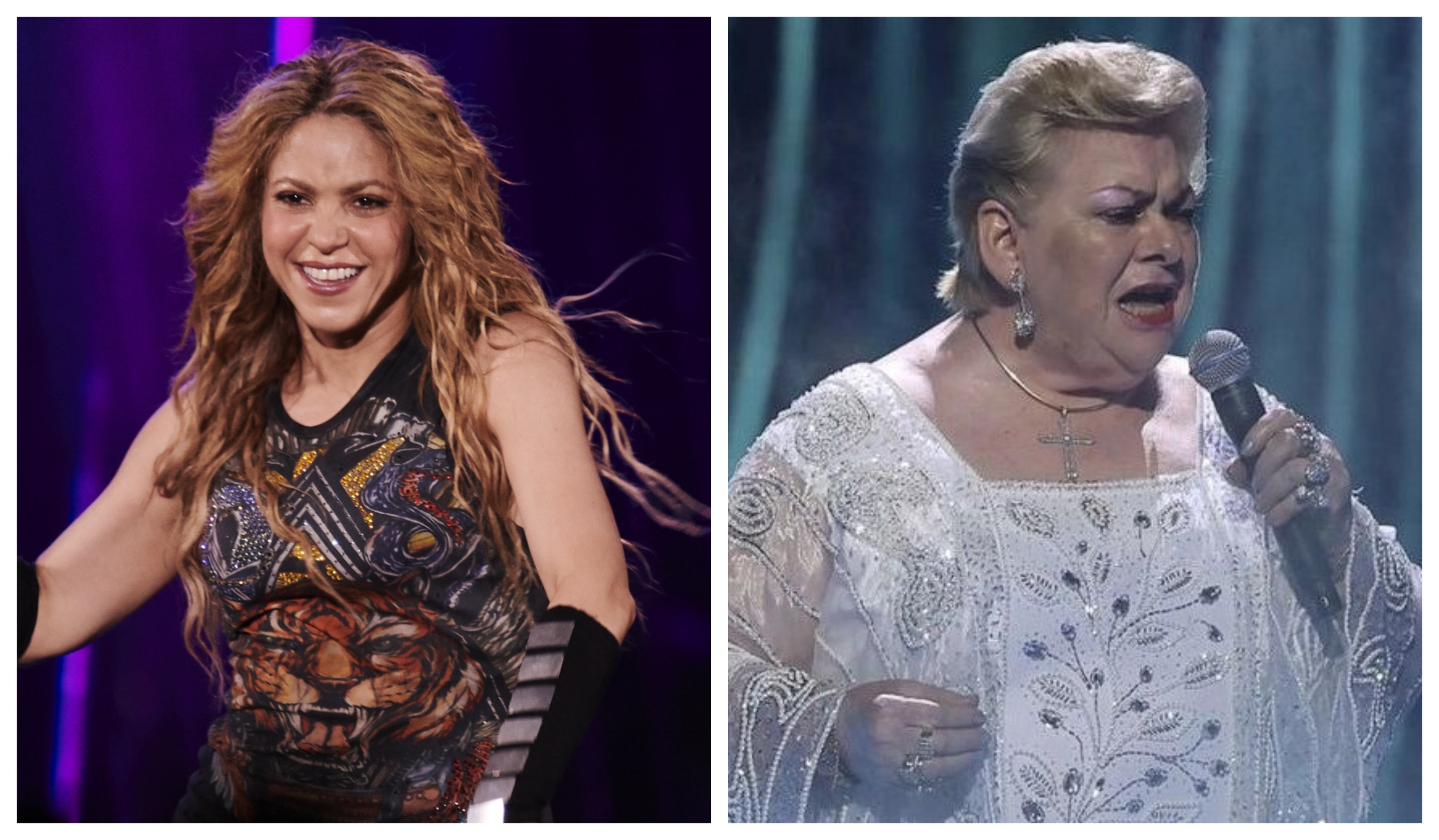 Shakira y Paquita la del Barrio
