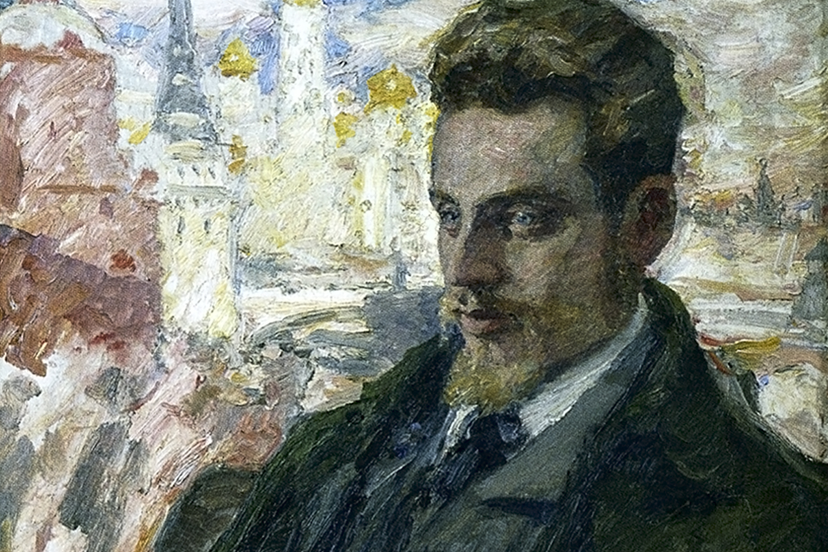 Rilke retratado por Leonid Pasternak, 1928.