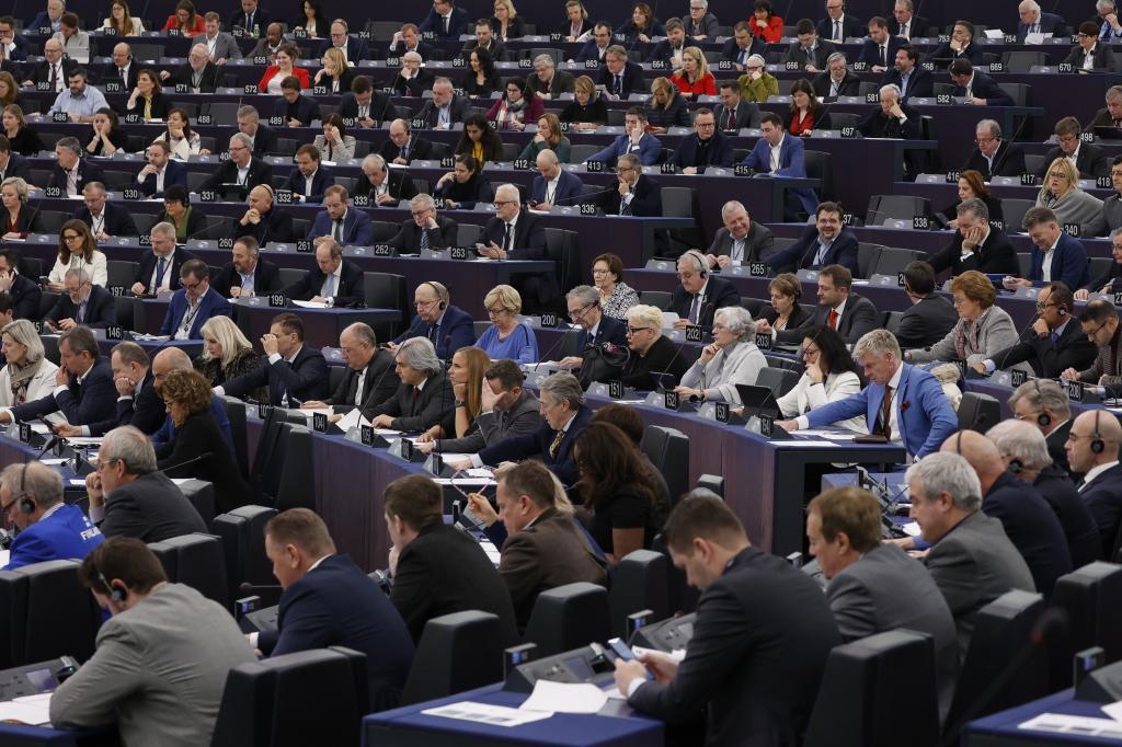 Imagen de un Pleno del Parlamento Europeo.