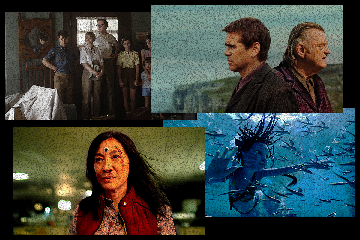 Oscars 2023. Imágenes de 'Los Fabelman', 'Almas en pena en Inisherin', 'Todo a la vez en todas partes' y 'Avatar: el sentido del agua'.