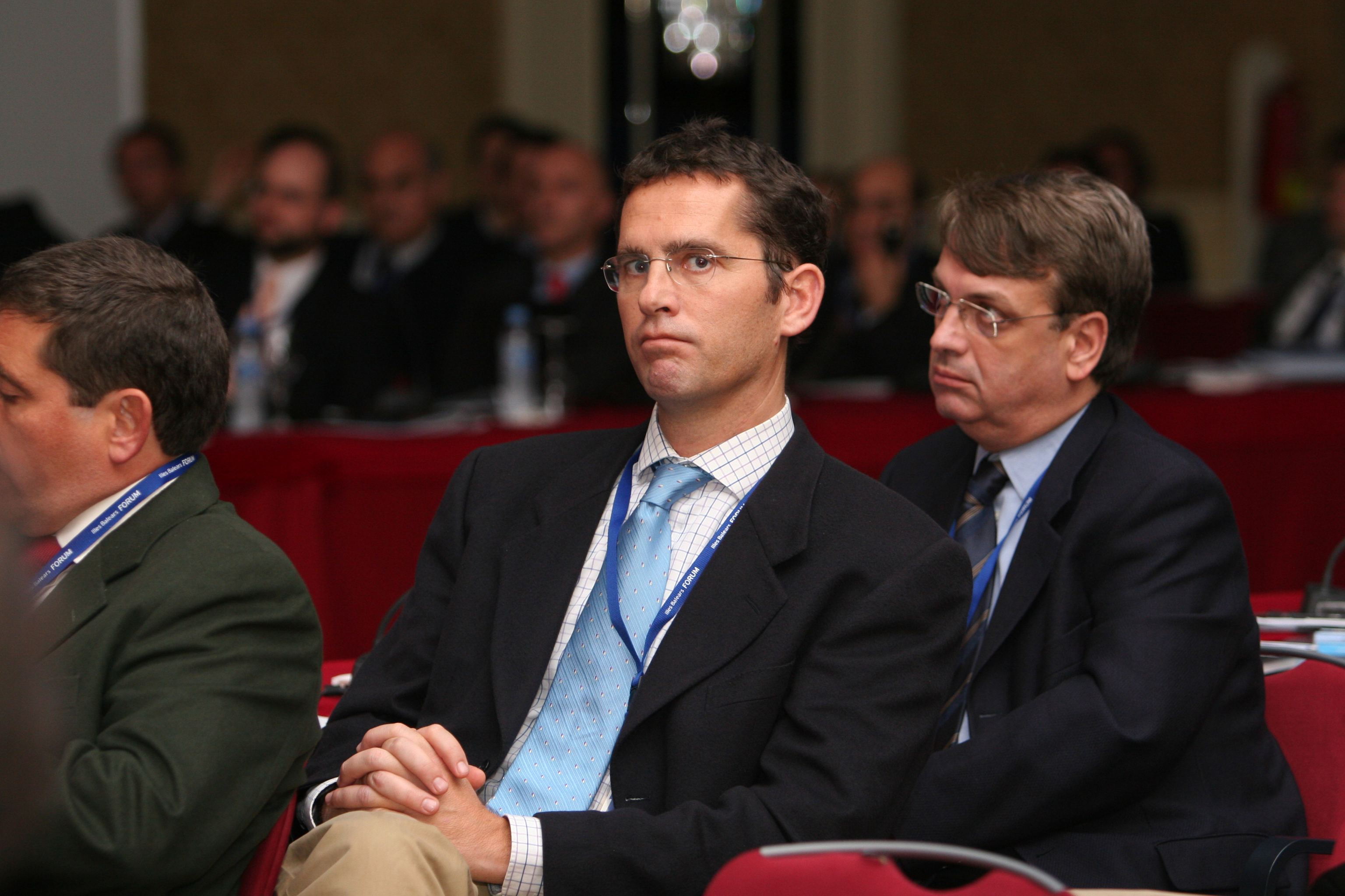 Mikel Urdangarin durante unas jornadas organizadas por el Gobierno de Mallorca en 2006 investigadas en el 'caso Noos'.