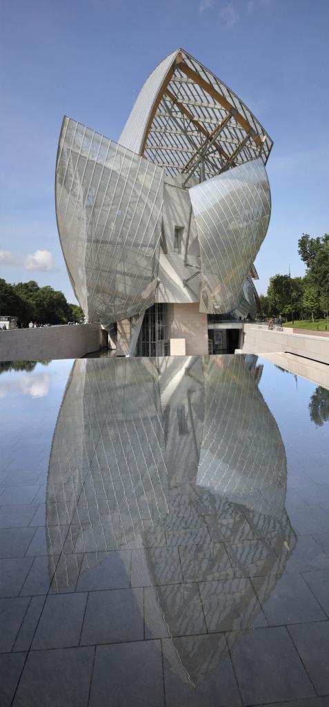 La Fundación Vuitton de París, obra de Frank Gehry.