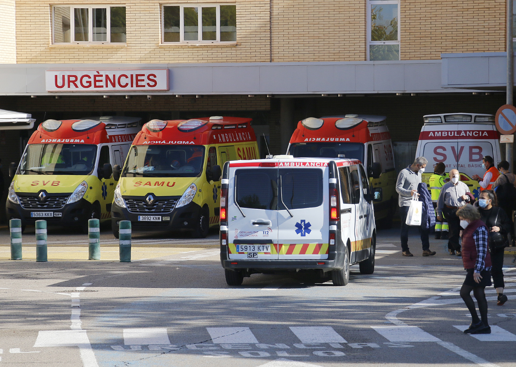 Acceso a las Urgencias del Hospital General de Castelln.