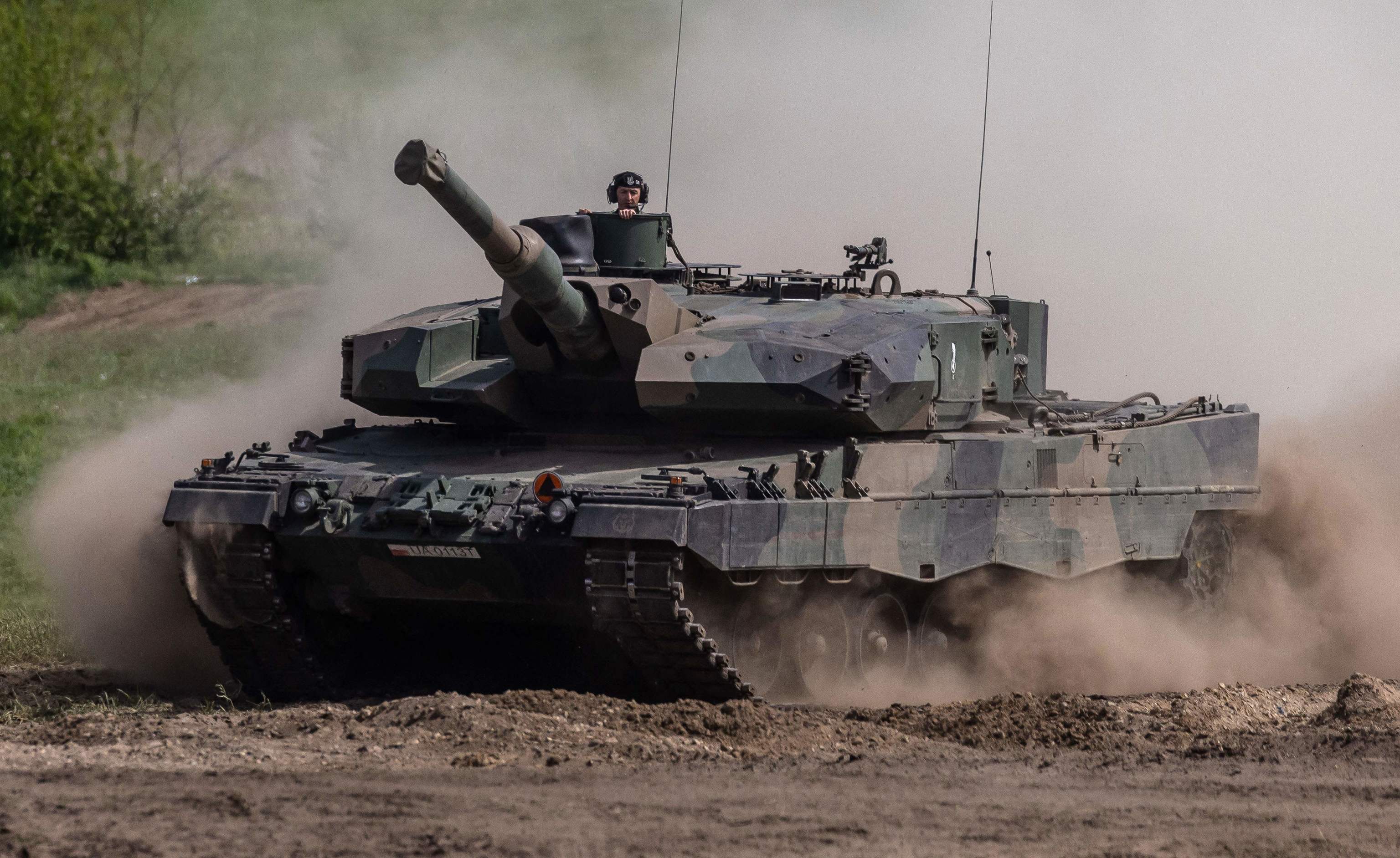 Tanques Leopard, carros que Polonia quiere enviar a Ucrania.