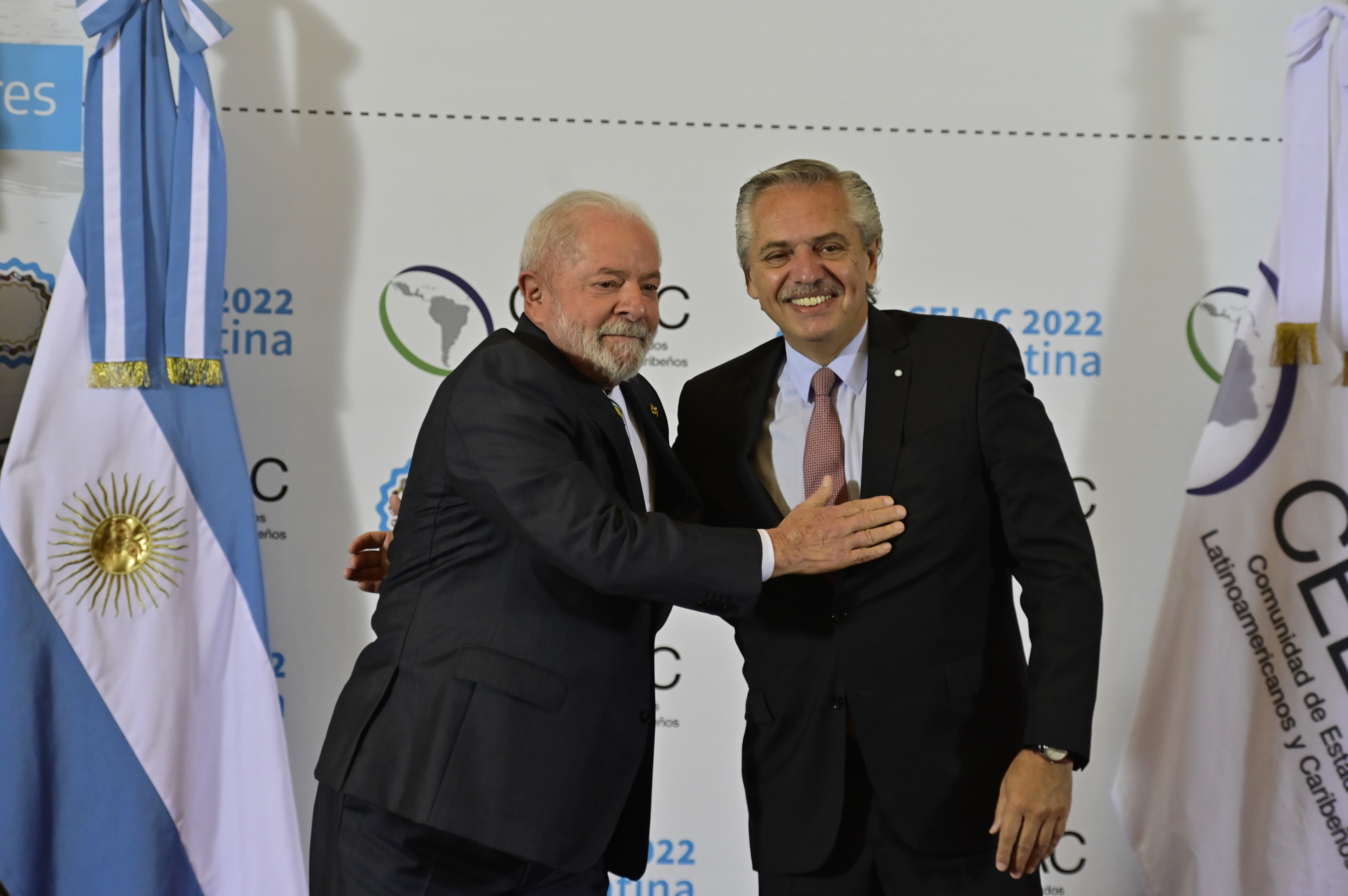 Alberto Fernández, presidente de Argentina, y Lula da Silva, presidente de Brasil