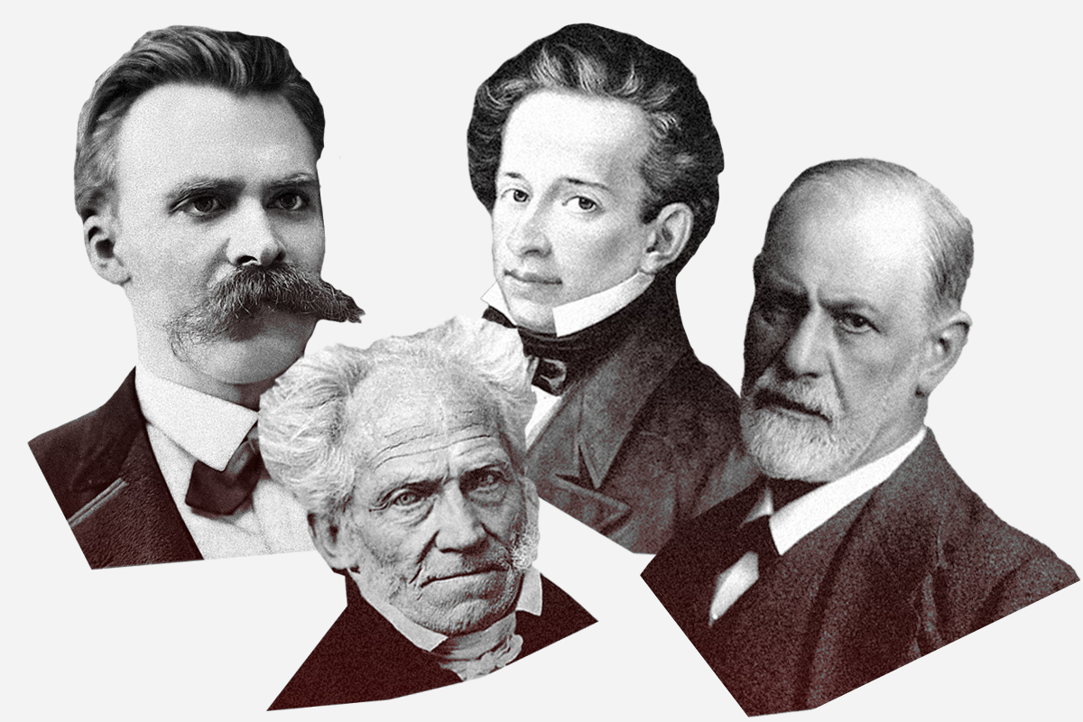 Nietzsche, Leopardi, Schpenhauer y Freud