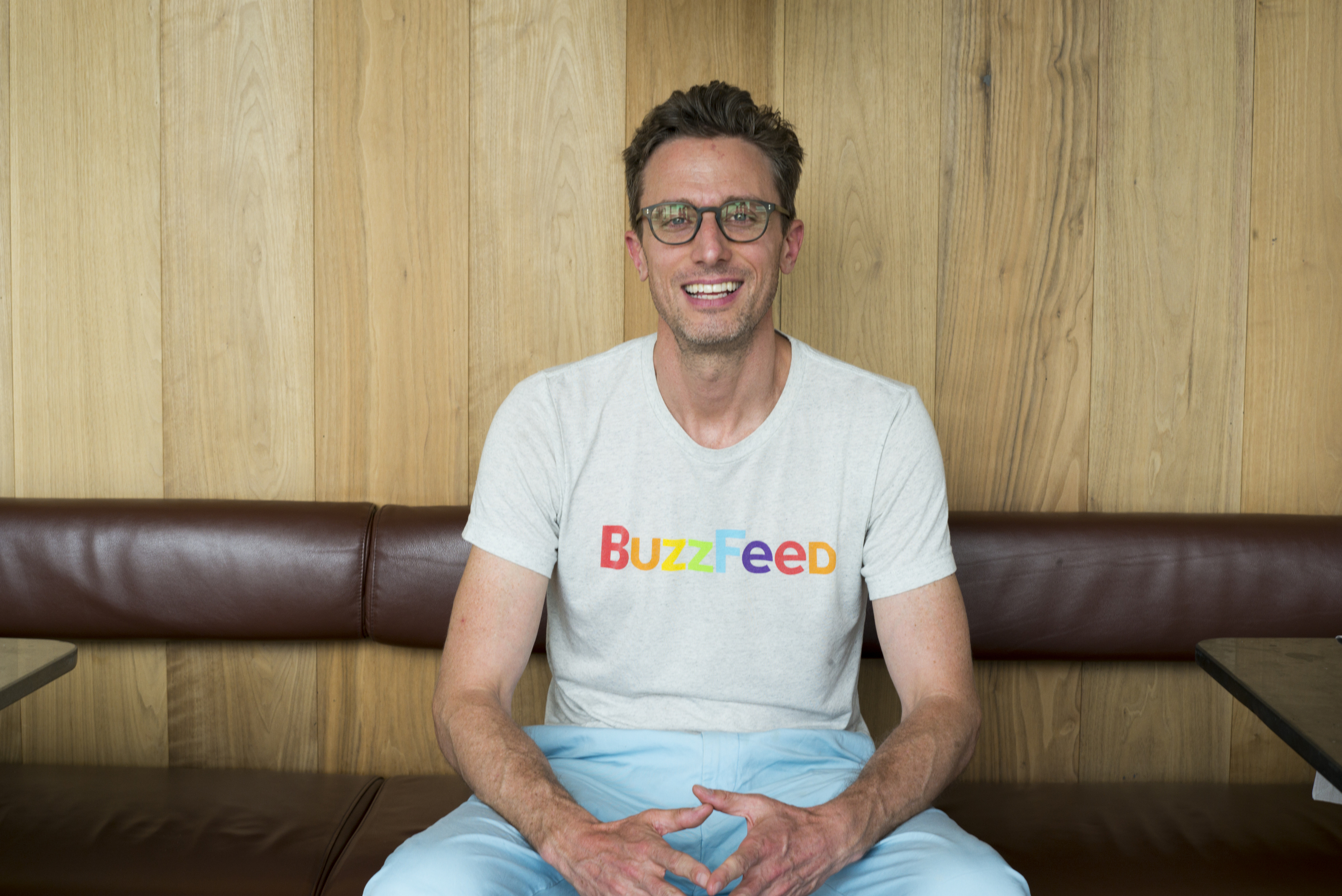 Jonah Peretti, director general de BuzzFeed, en Madrid.