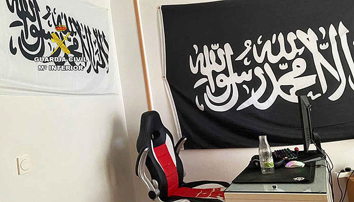 Domicilio de un yihadista detenido en Alicante, que difundía propaganda a través de videojuegos.