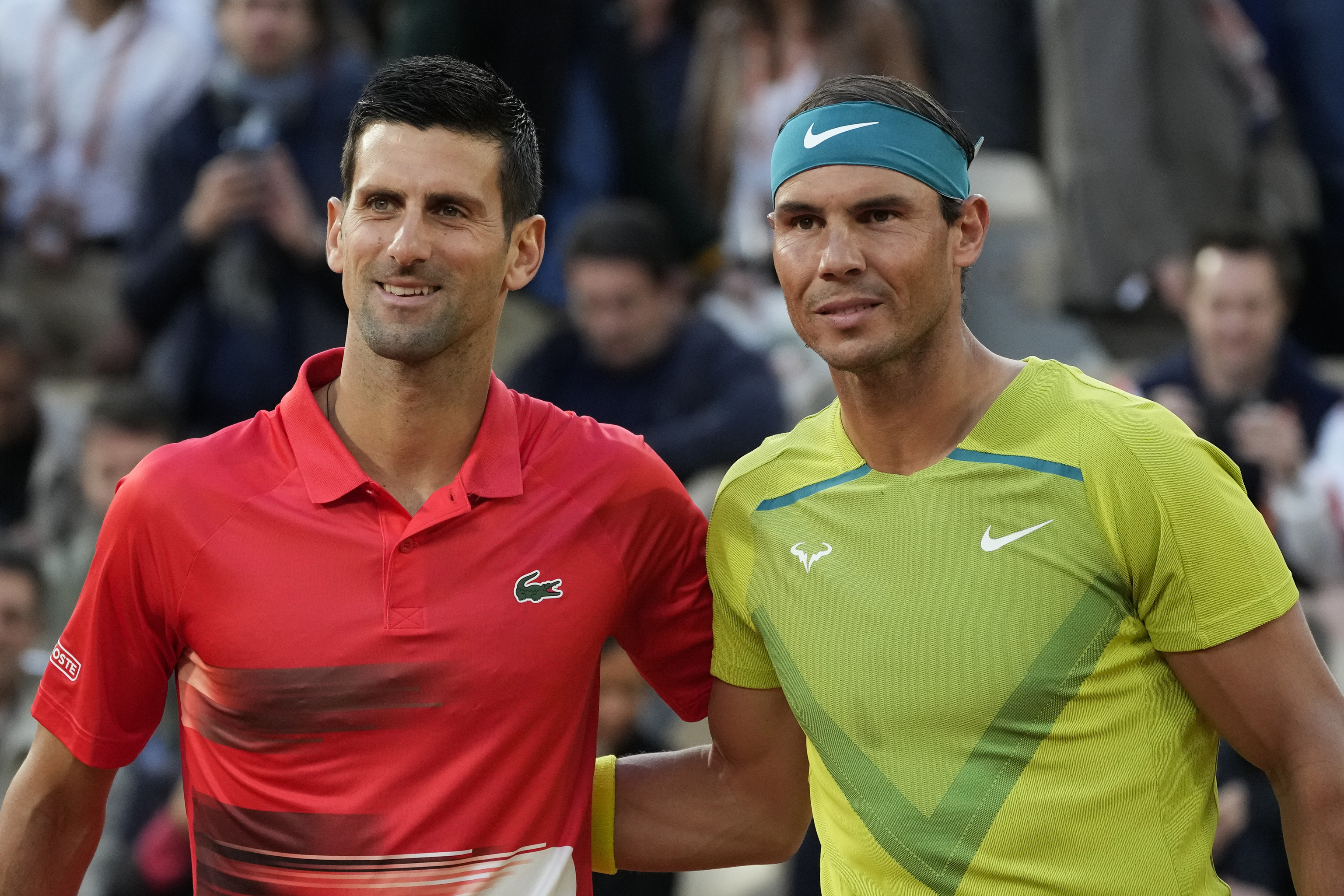 Djokovic y Nadal.