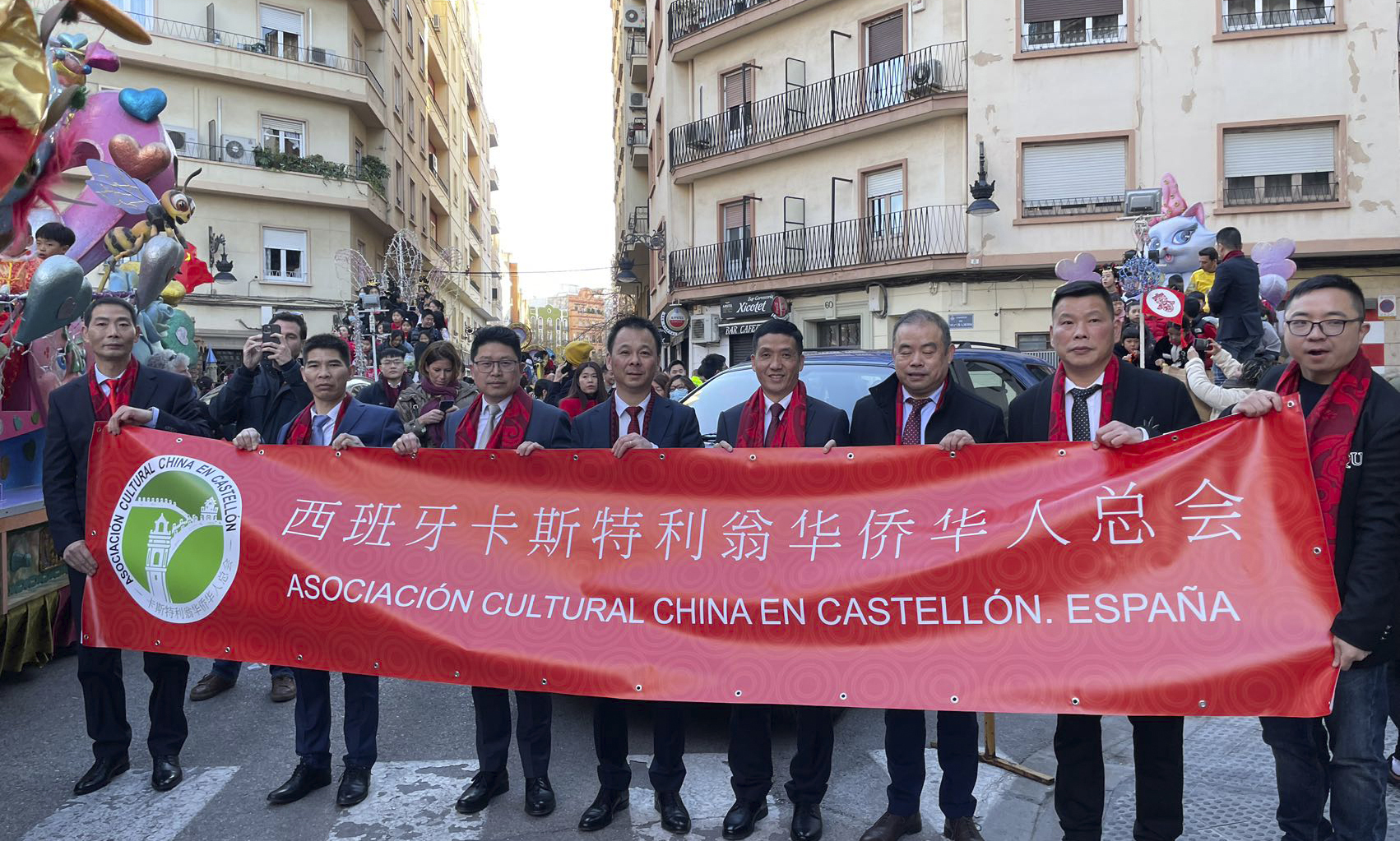 Miembros de la Asociación Cultural China en Castellón.