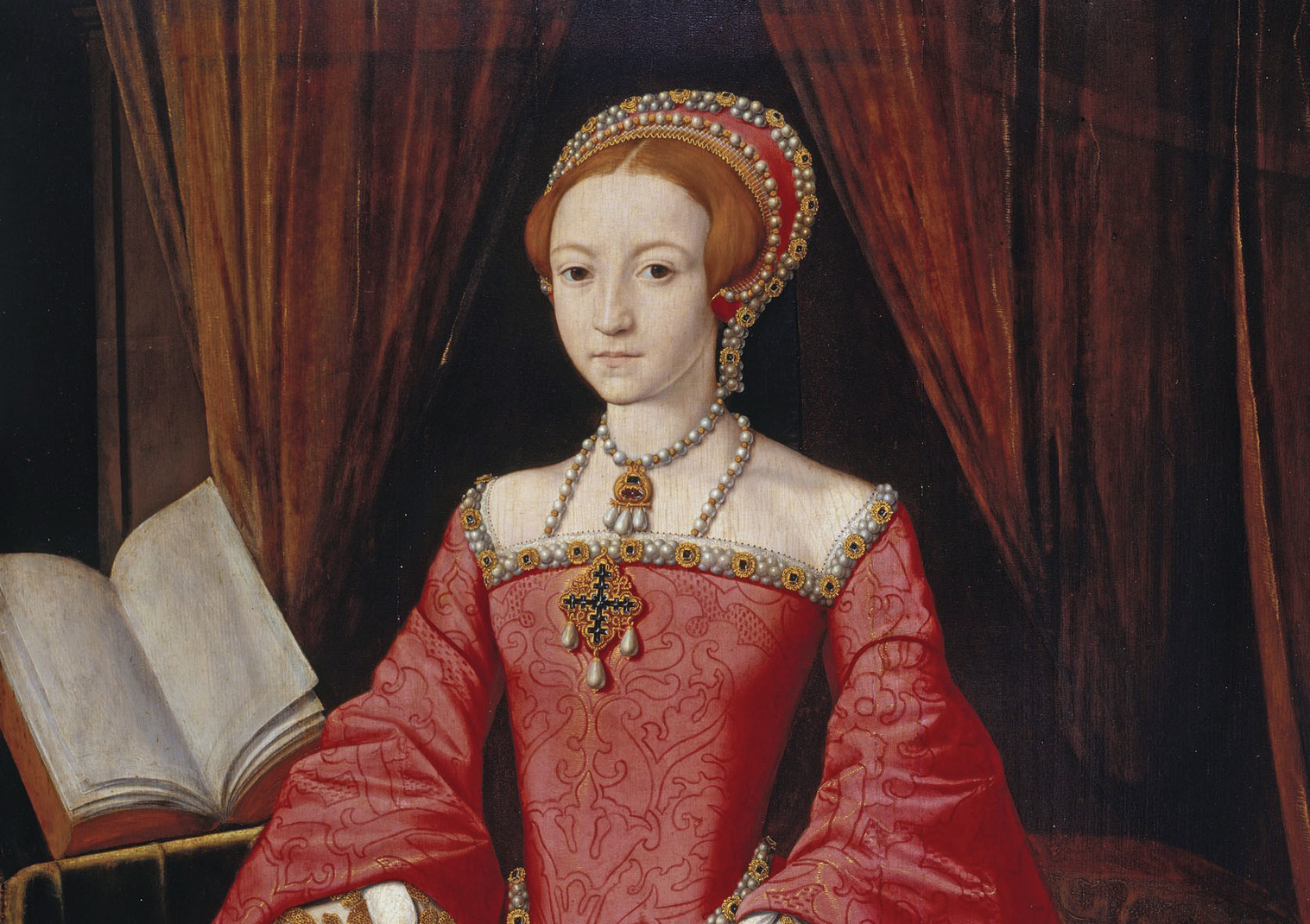 La reina Isabel I de Inglaterra, en un cuadro atribuido a William Scrots.