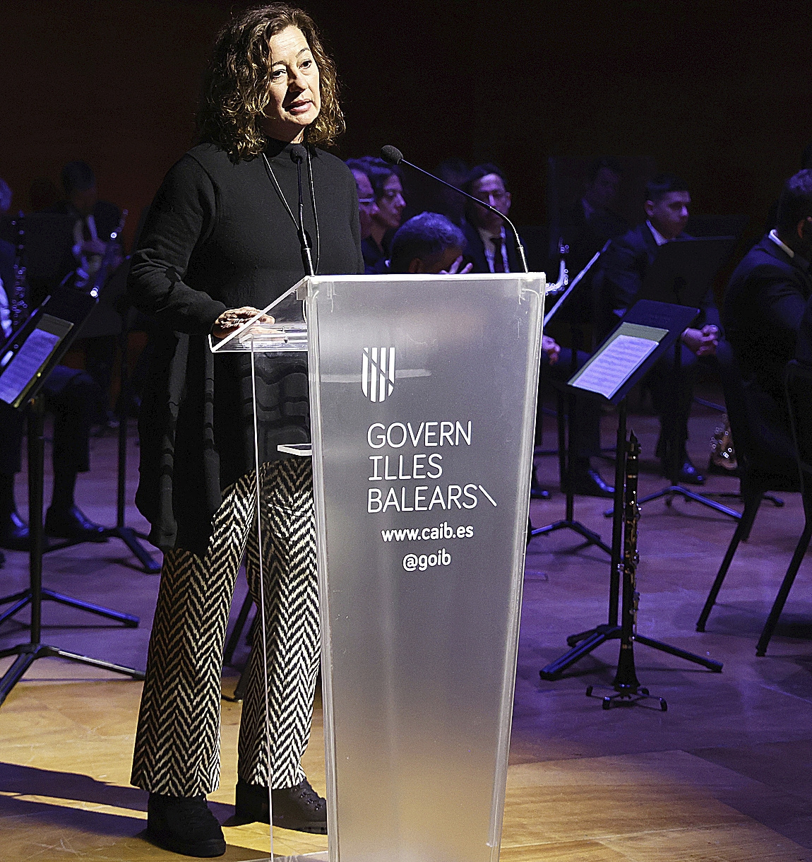 La presidenta de Baleares, Francina Armengol, en un acto celebrado la pasada semana en Palma.