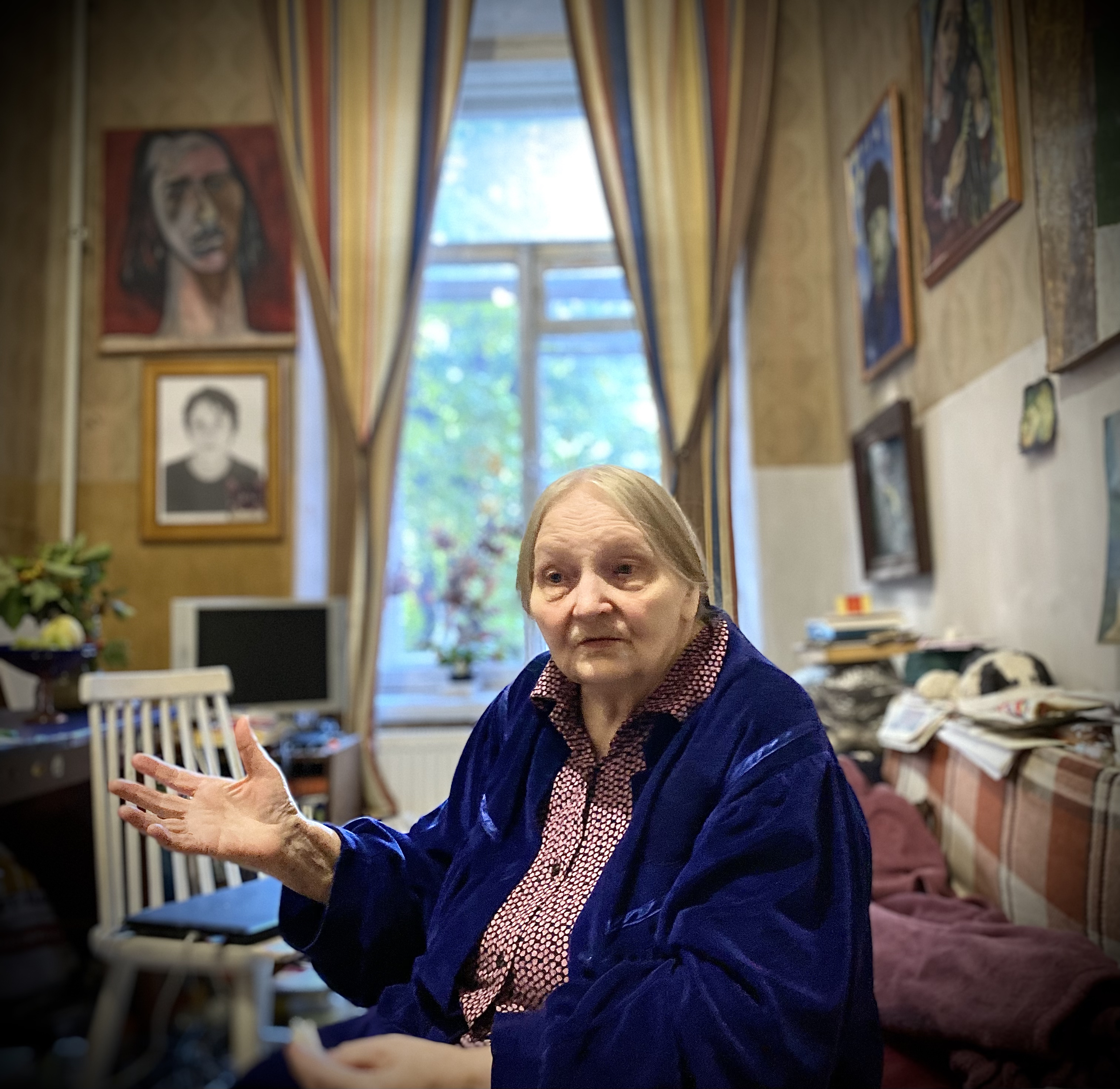 Elena Osipova, artista rusa contra la guerra.