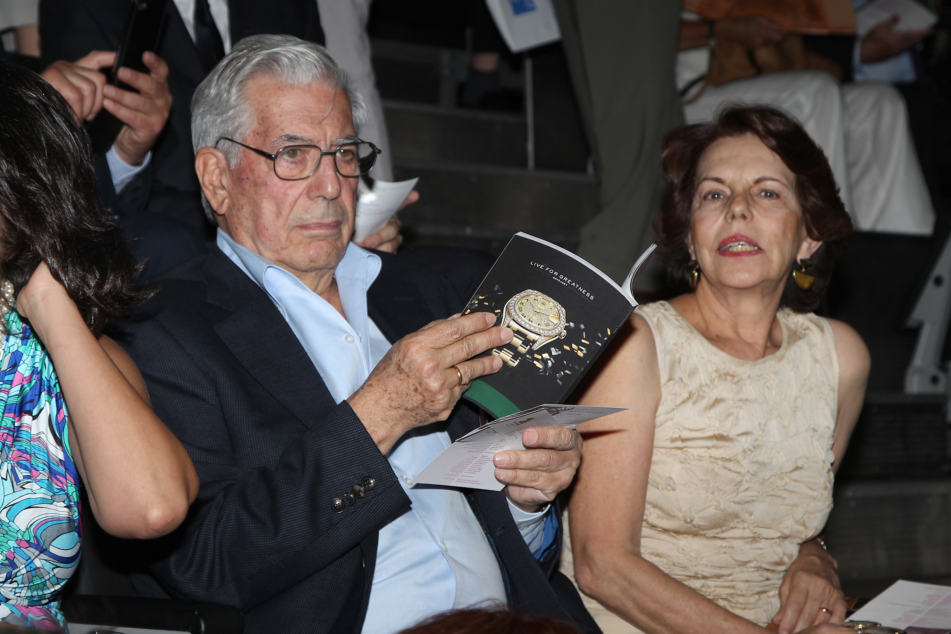 Mario Vargas Llosa y Patricia Llosa.