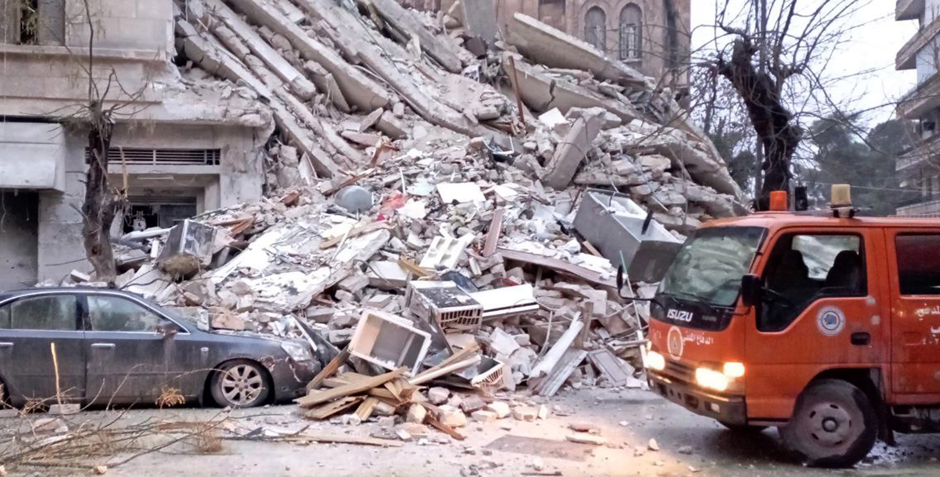 Daños provocados por el terremoto en Alepo (Siria) el 6 de febrero de 2023.