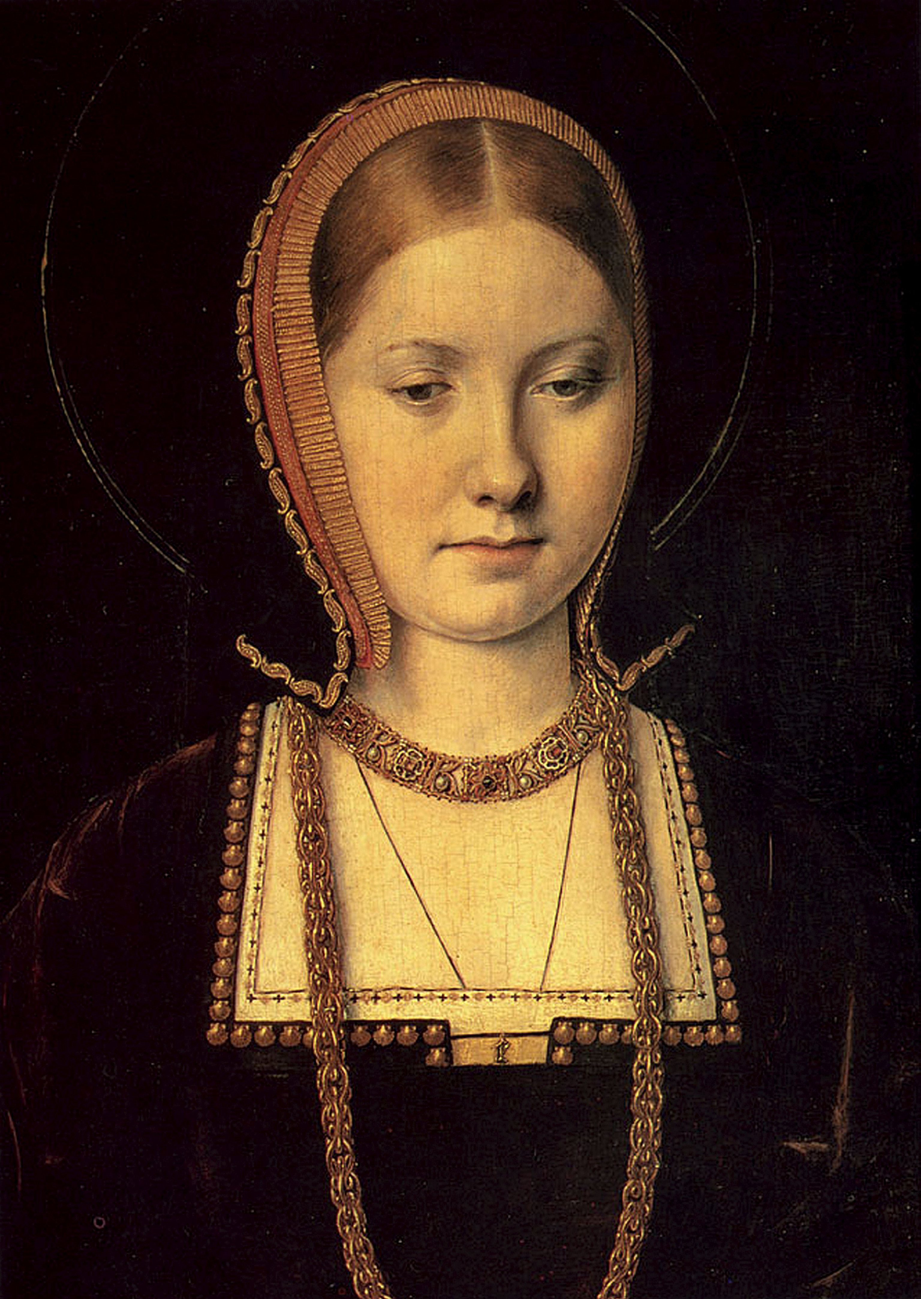 Retrato de Catalina de Aragn, fechado en 1502.
