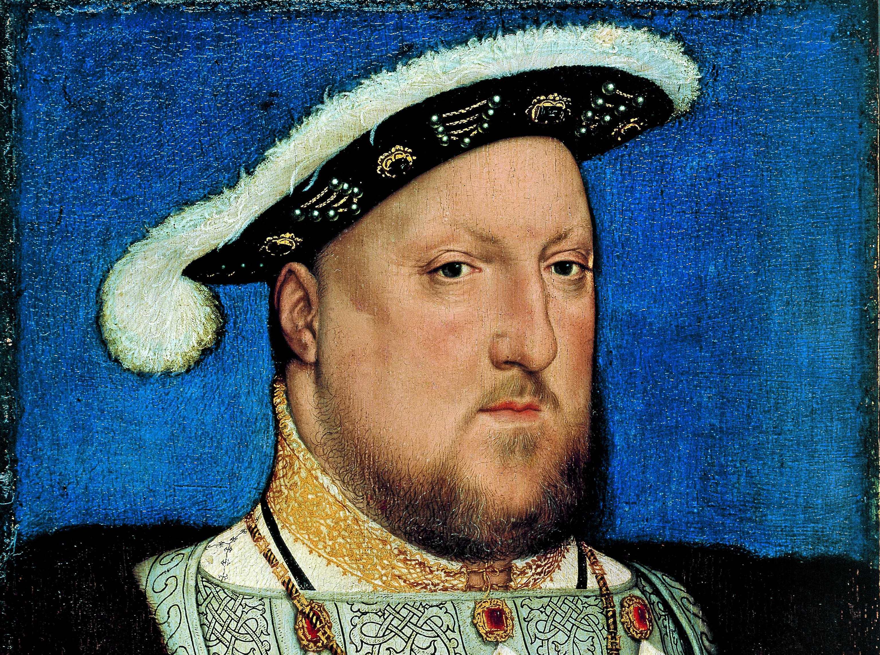 Enrique VIII, en un retrato de Hans Holbein.