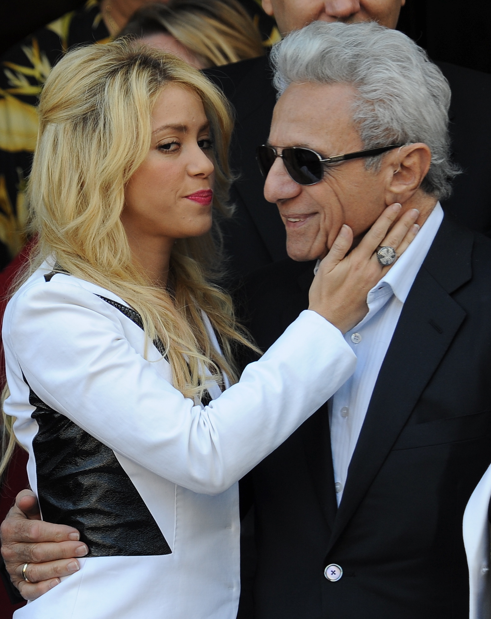 Shakira y su padre, William Mebarak.