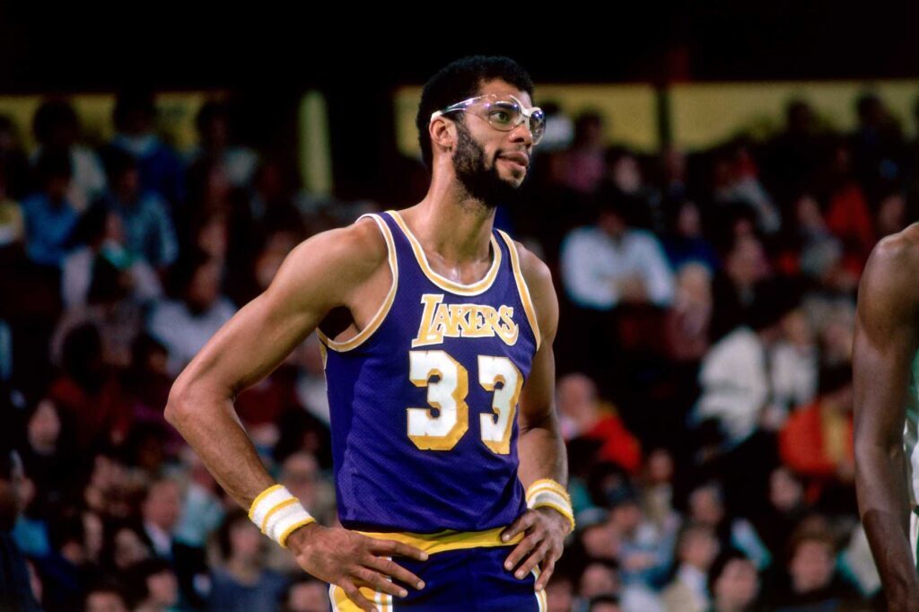 El mítico jugador de los Lakers Kareem Andul Jabbar.