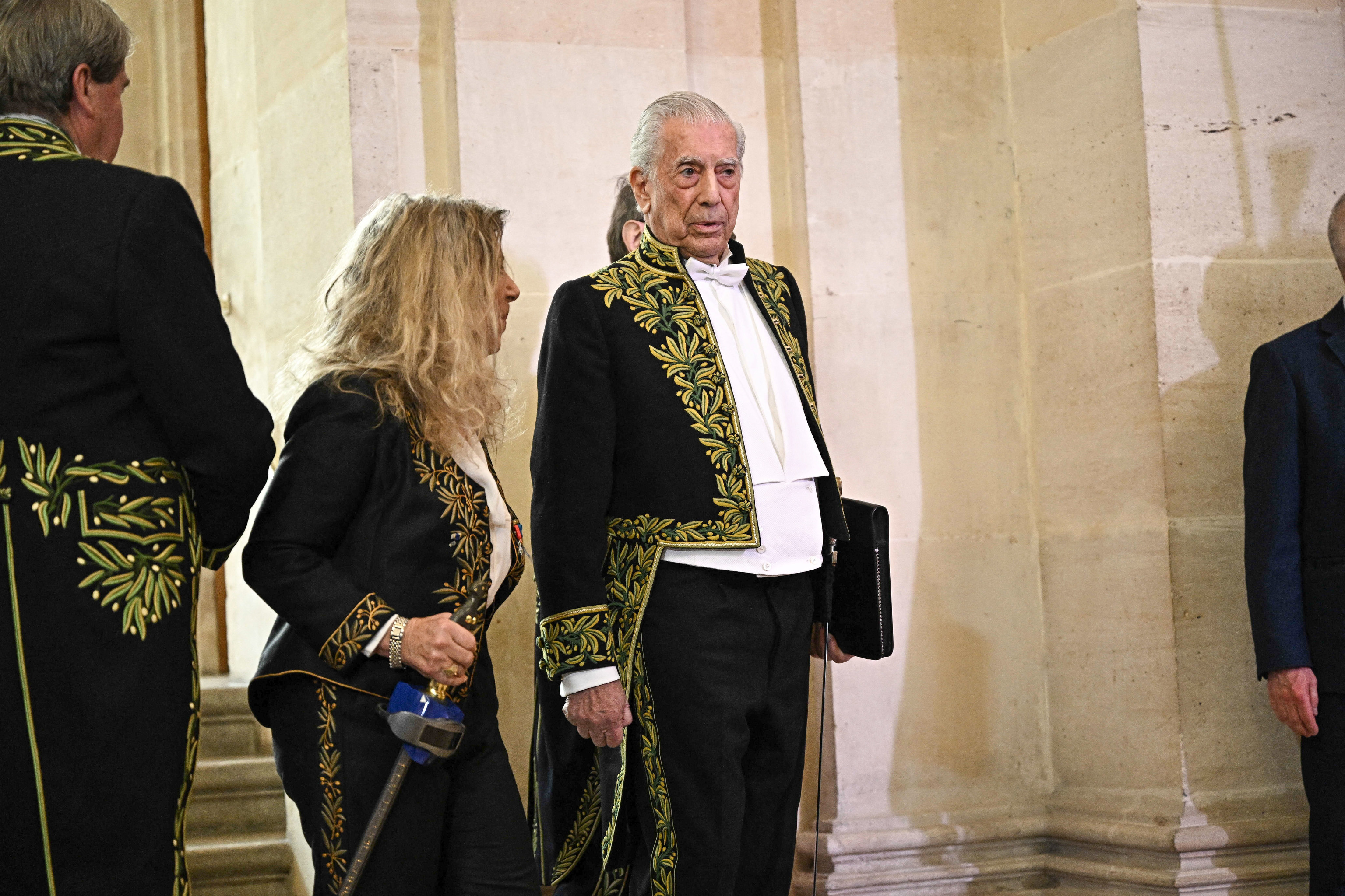 Mario Vargas Llosa, minutos antes de la ceremonia