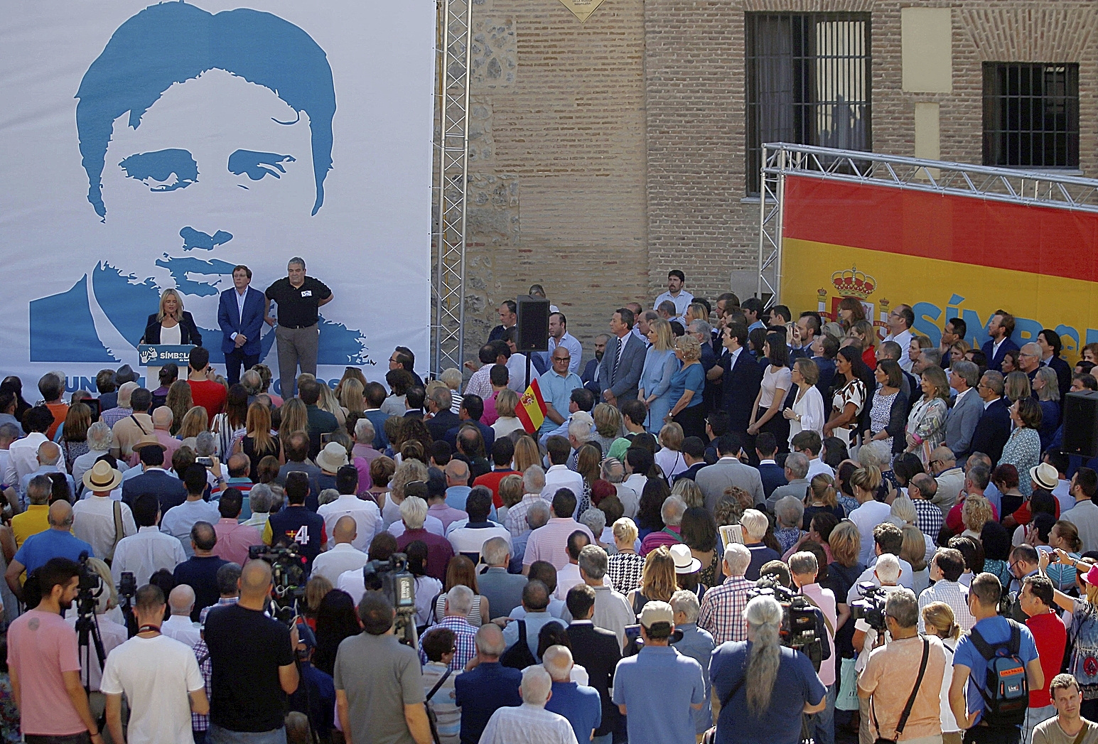 Homenaje a Miguel ngel Blanco en Madrid, en 2017.