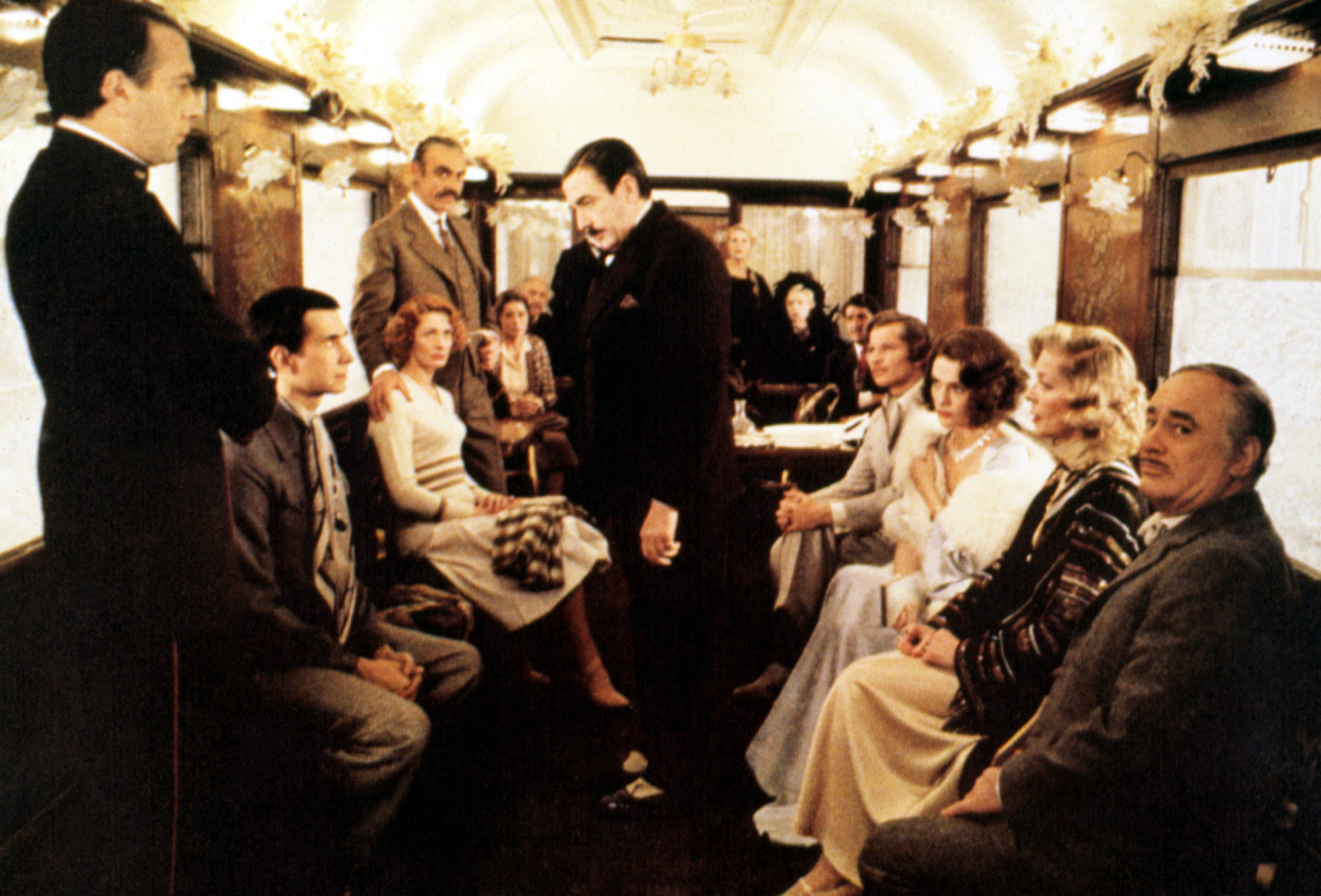 Escena de la pelcula Asesinato en el Orient Express.