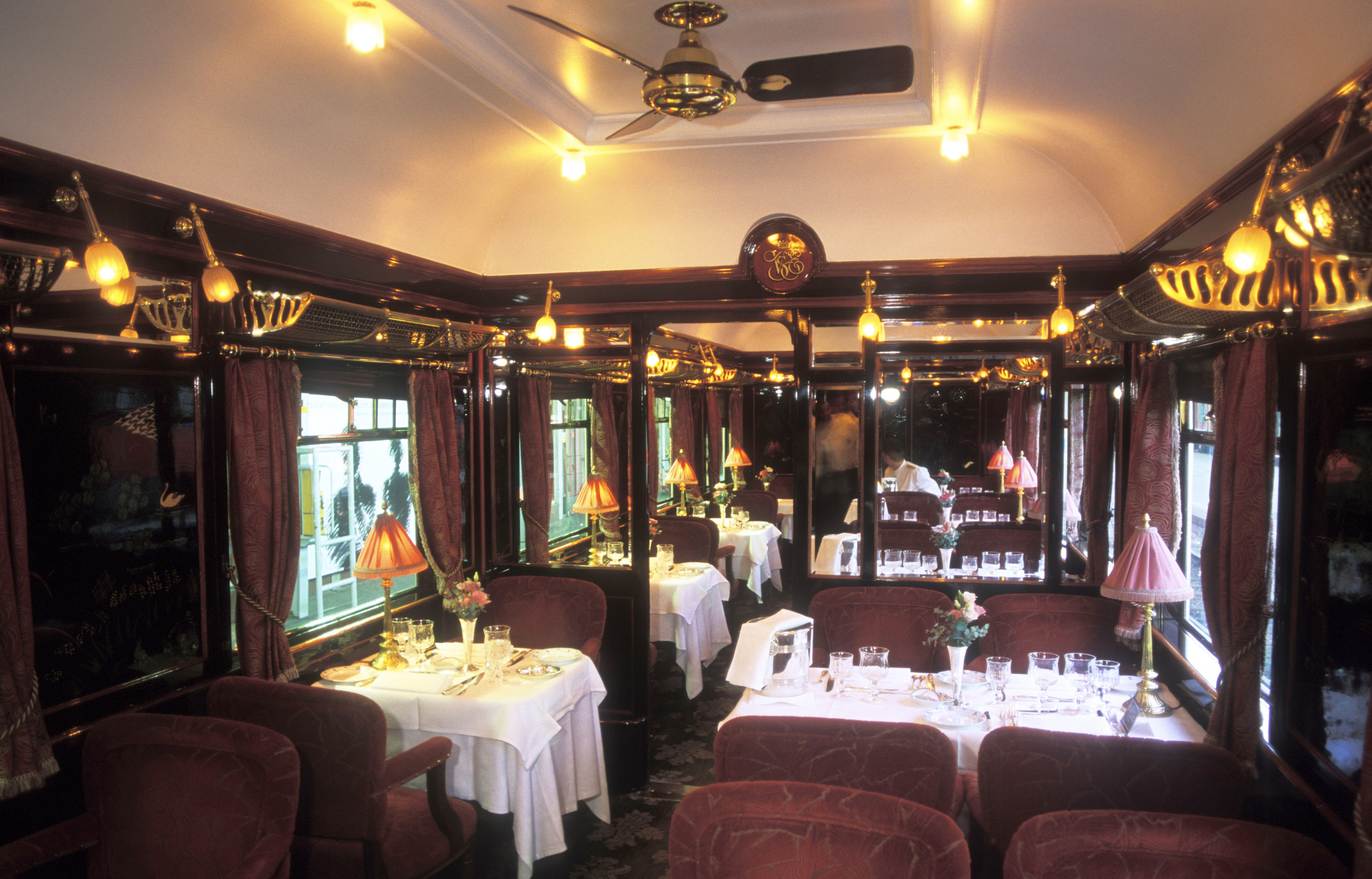 El vagn restaurante del Orient Express.