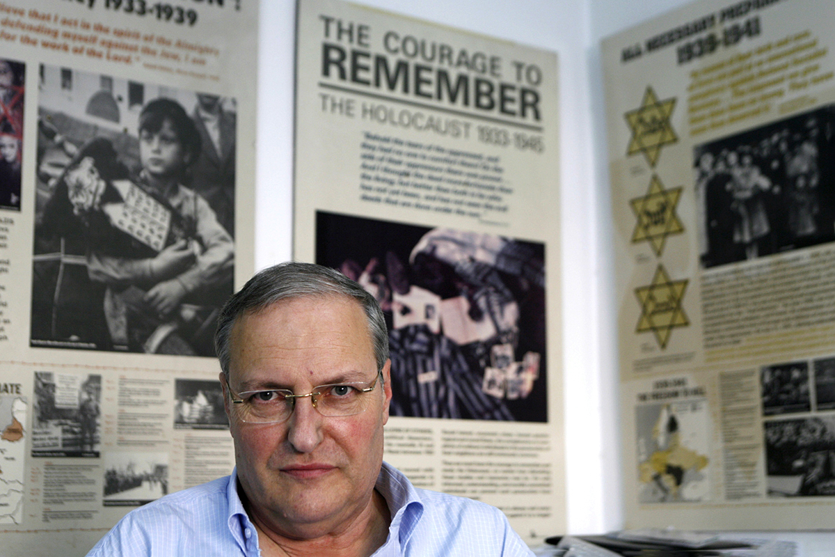 Efraim Zuroff, director de la oficina en Jerusaln del Centro Simon Wiesenthal.