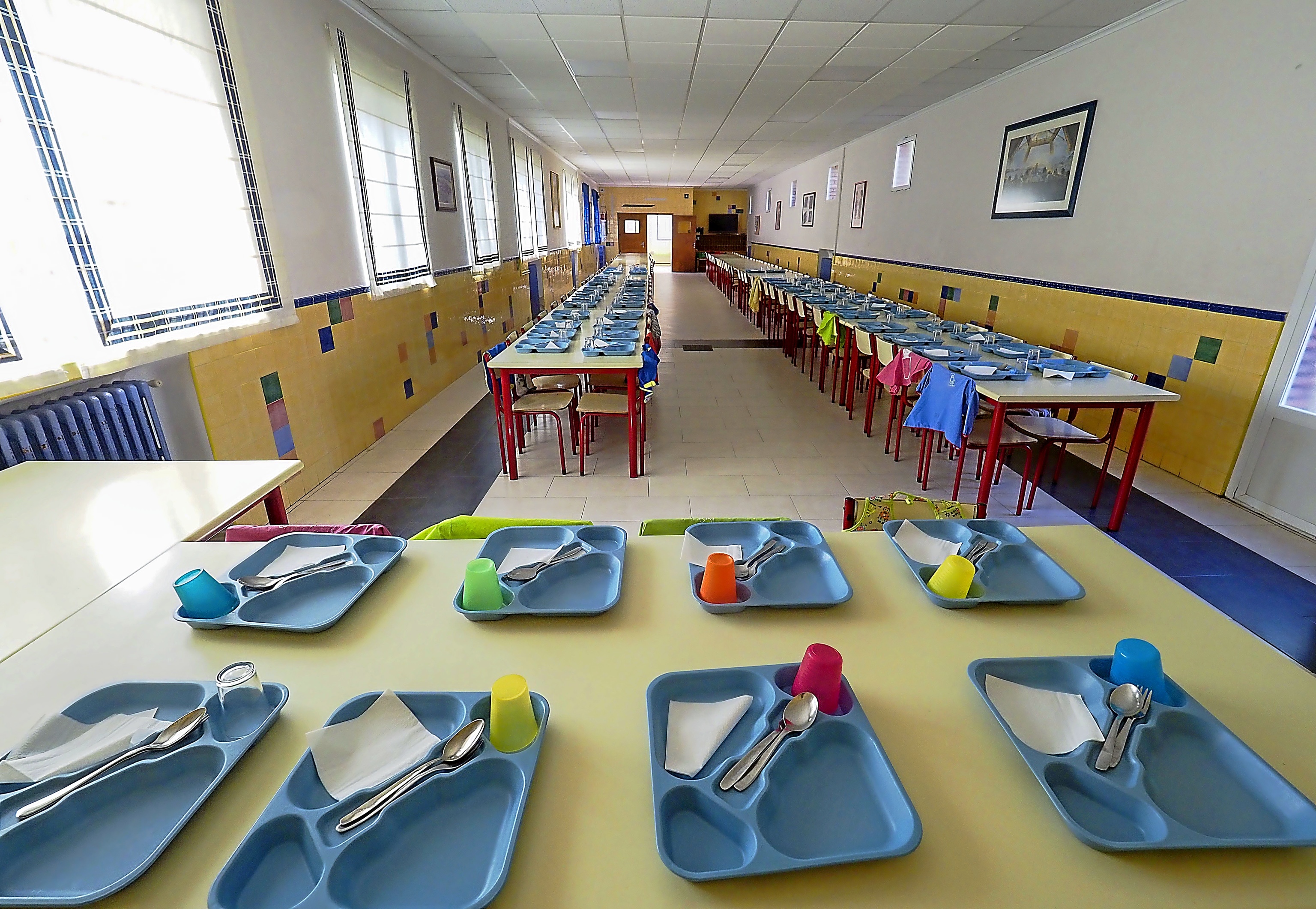 Comedor de un colegio de Valladolid.
