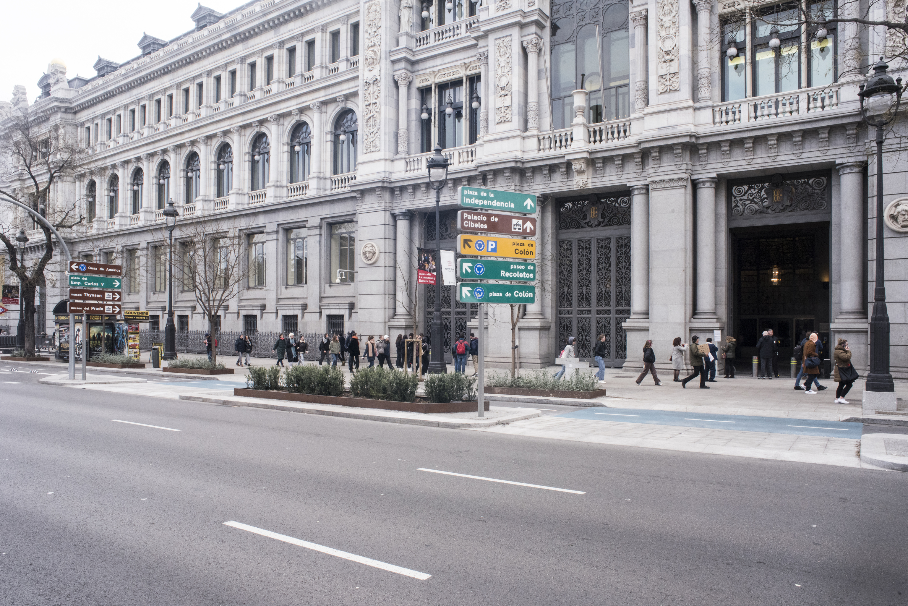 Entrada del Banco de Espaa, en Madrid, la semana pasada.