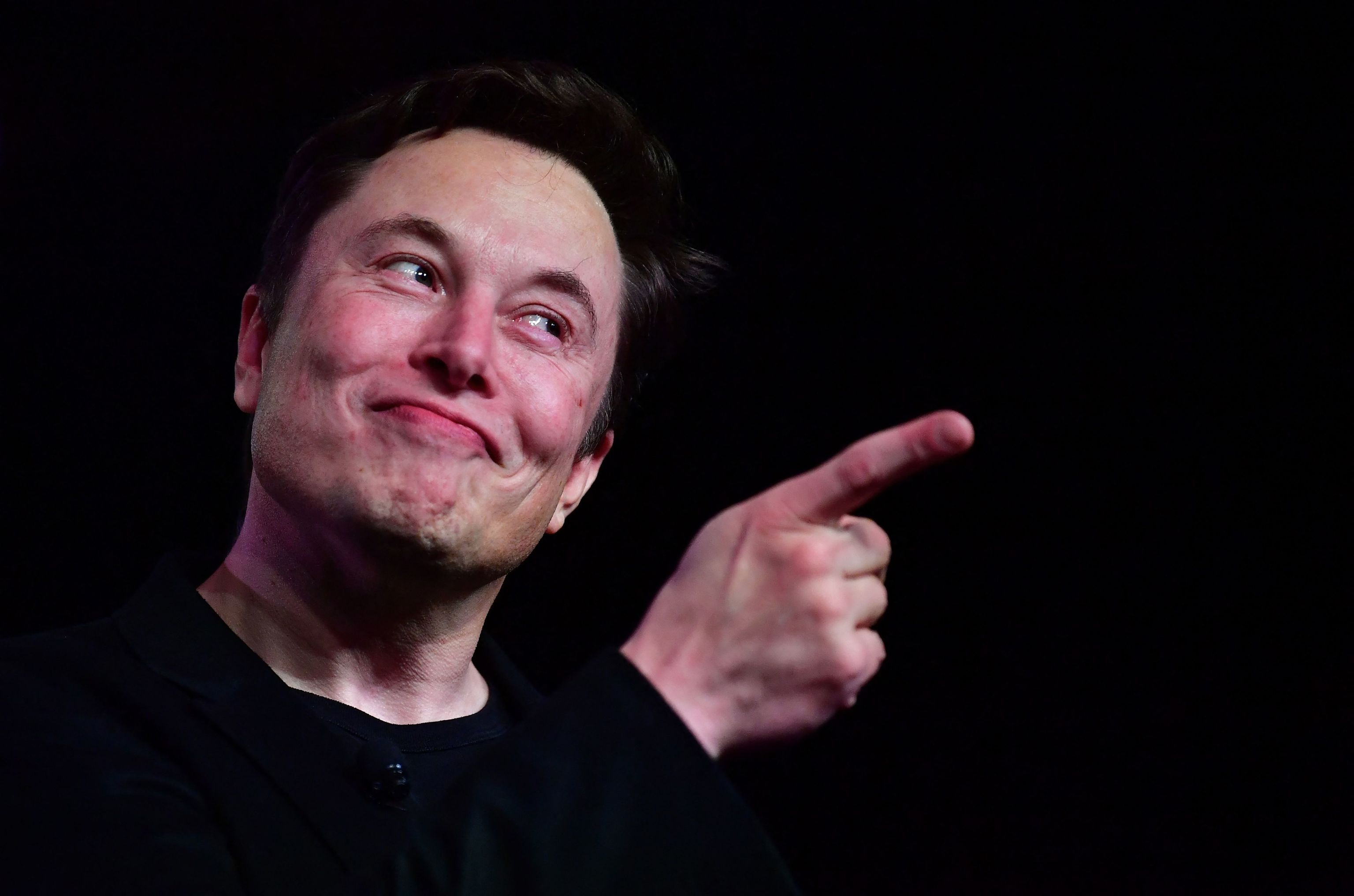 Elon Musk, en la presentacin de un modelo de Tesla.