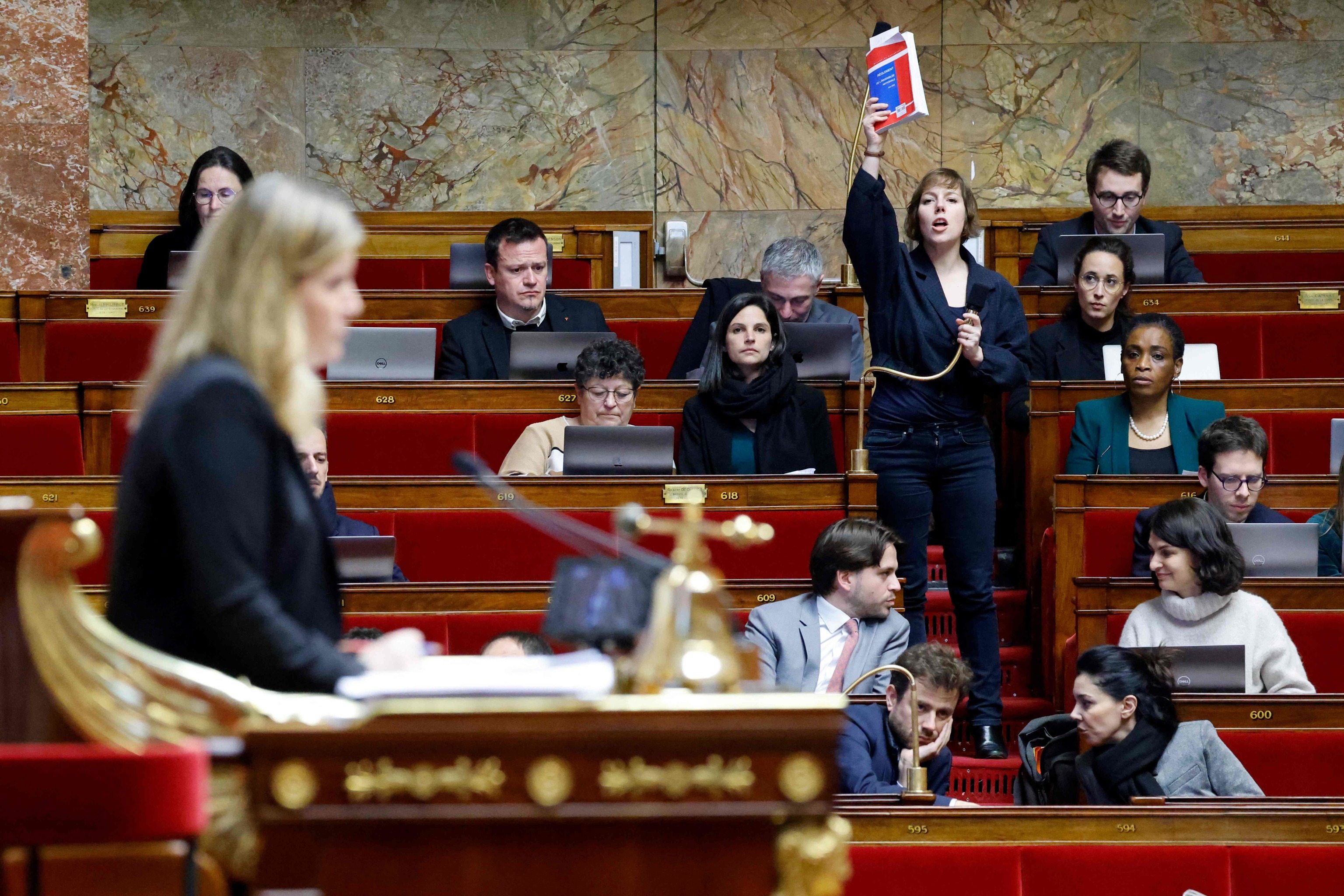 Debate parlamentario de la reforma de las pensiones en la Asamblea Francesa.