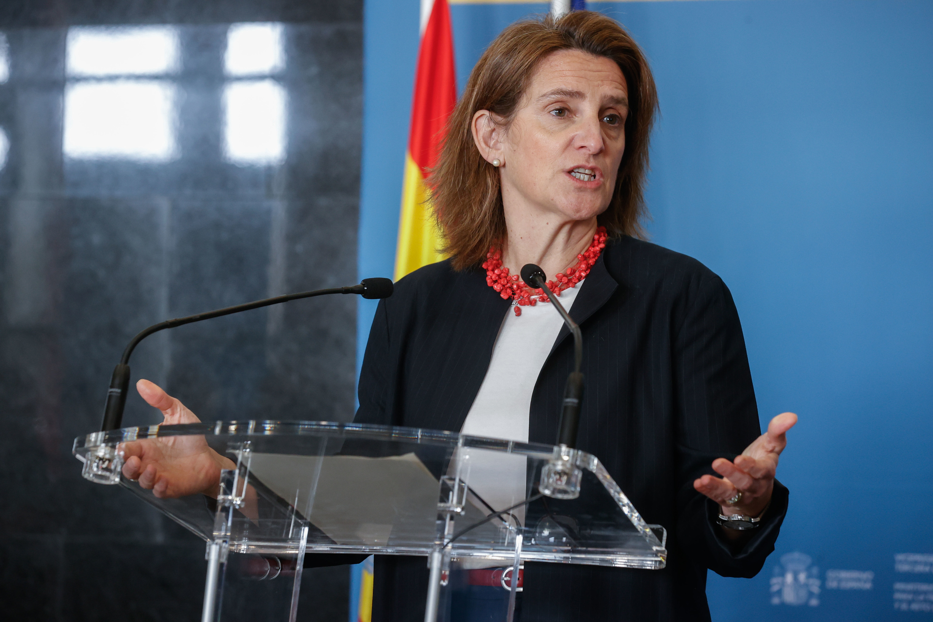 La vicepresidenta tercera y ministra de Transición Ecológica, Teresa Ribera.