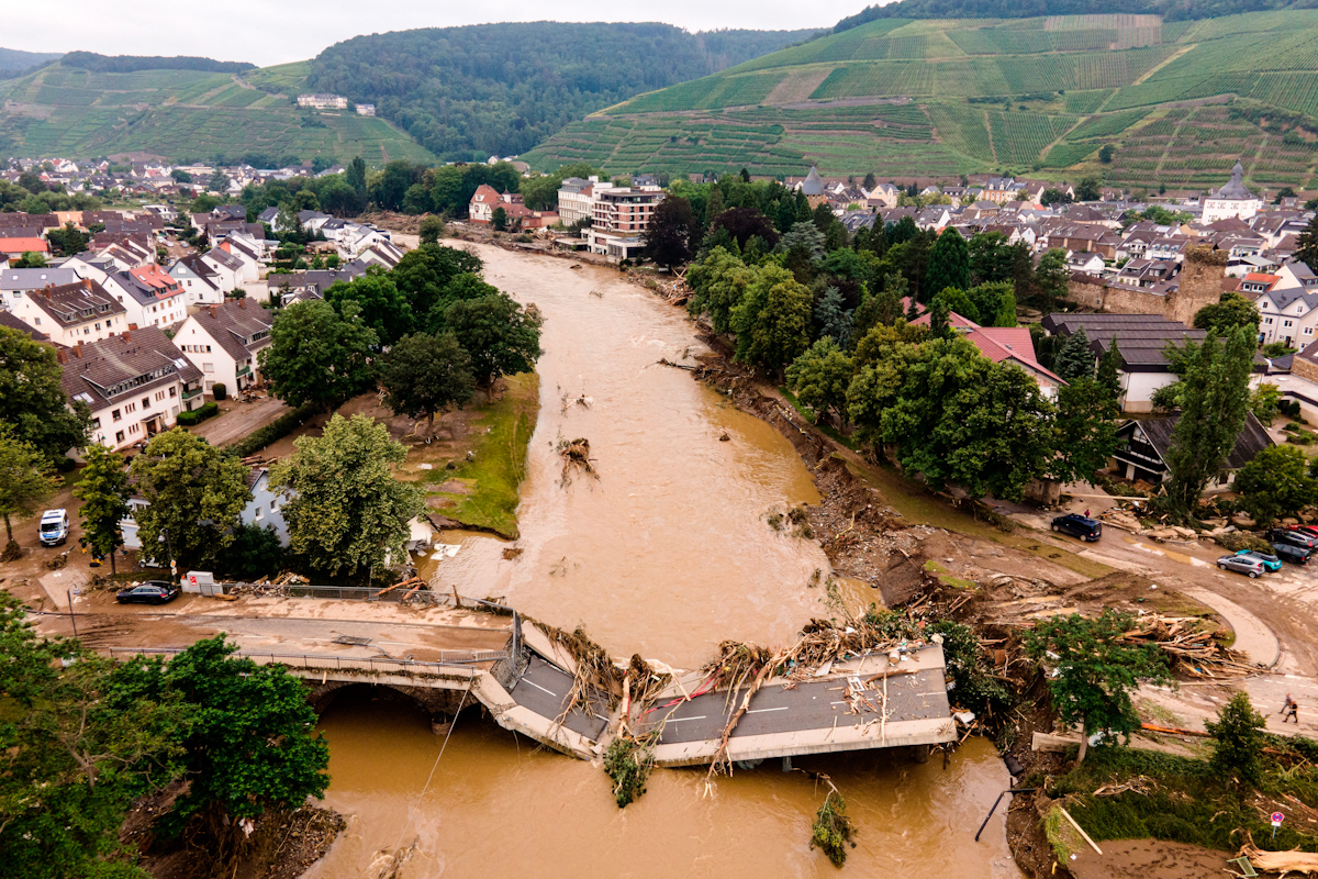 Inundaciones en Bad Neuenahr-Ahrweiler, Alemania.