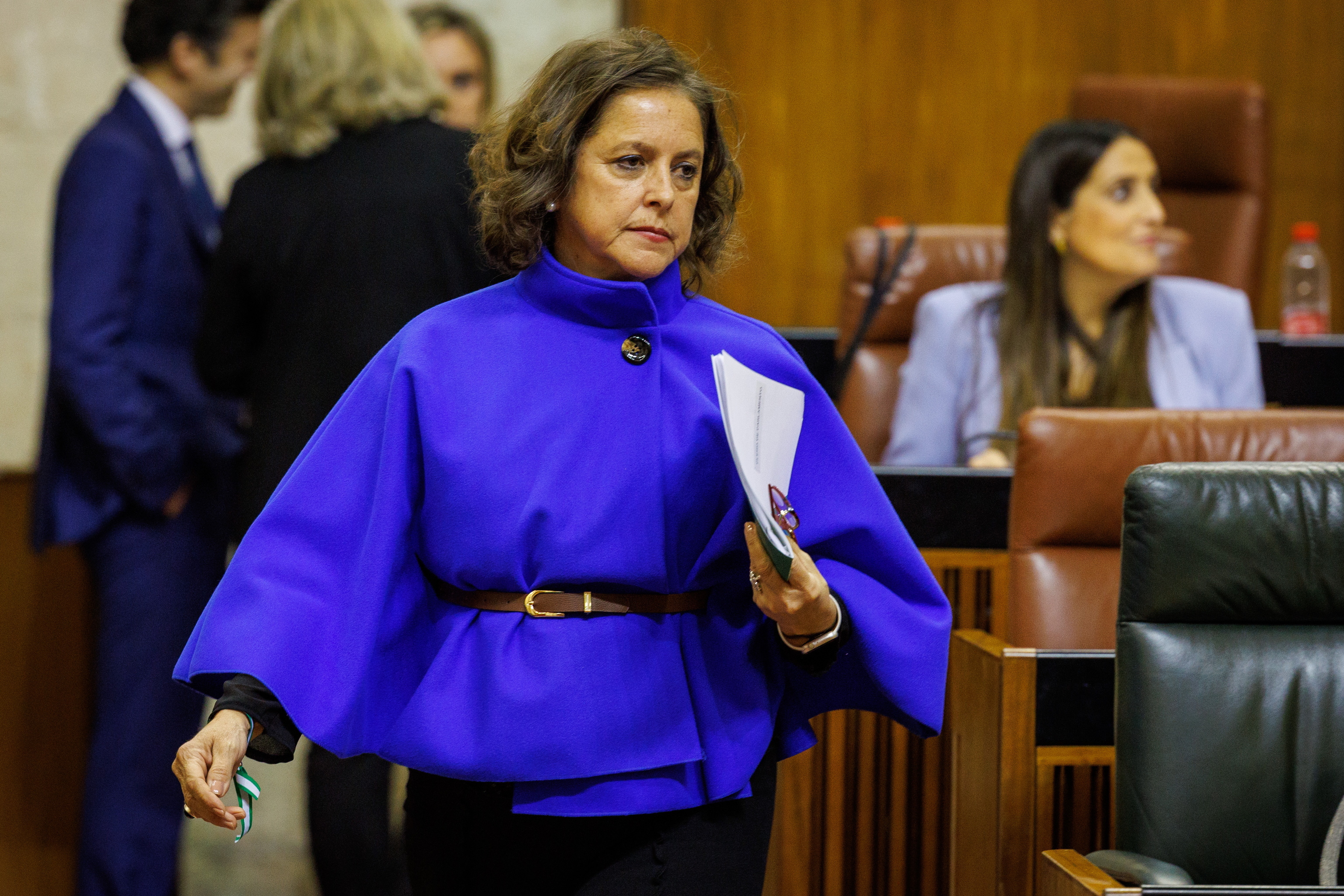 Catalina Garca, en el Parlamento.