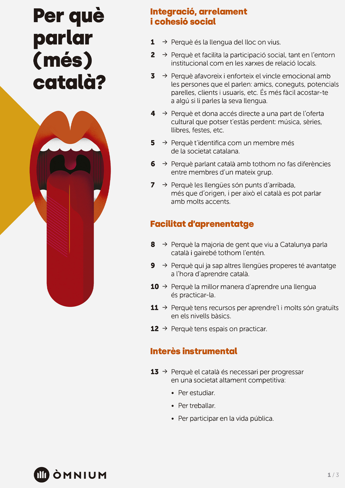 Òmnium retrata como inadaptados a los catalanes castellanohablantes ...