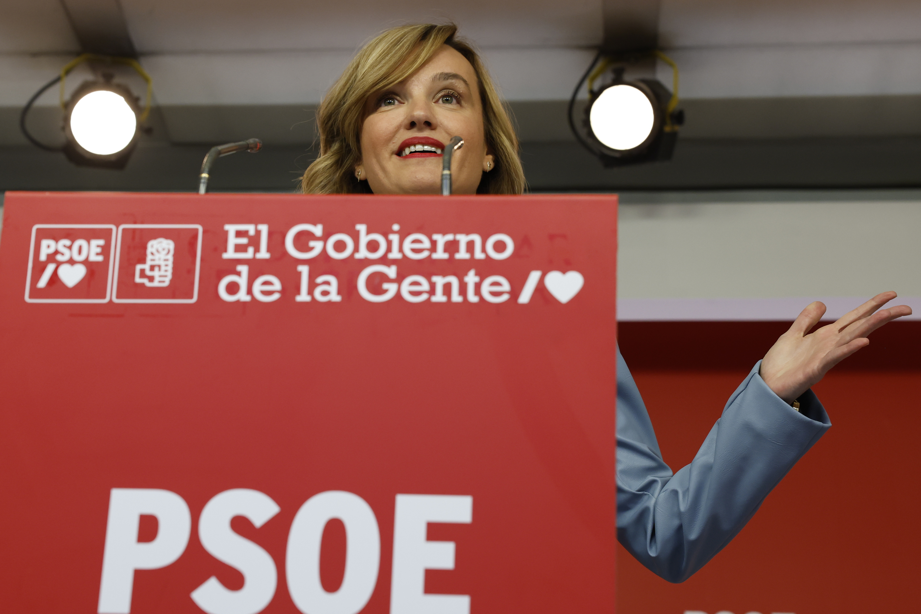 Pilar Alegra, portavoz del PSOE.