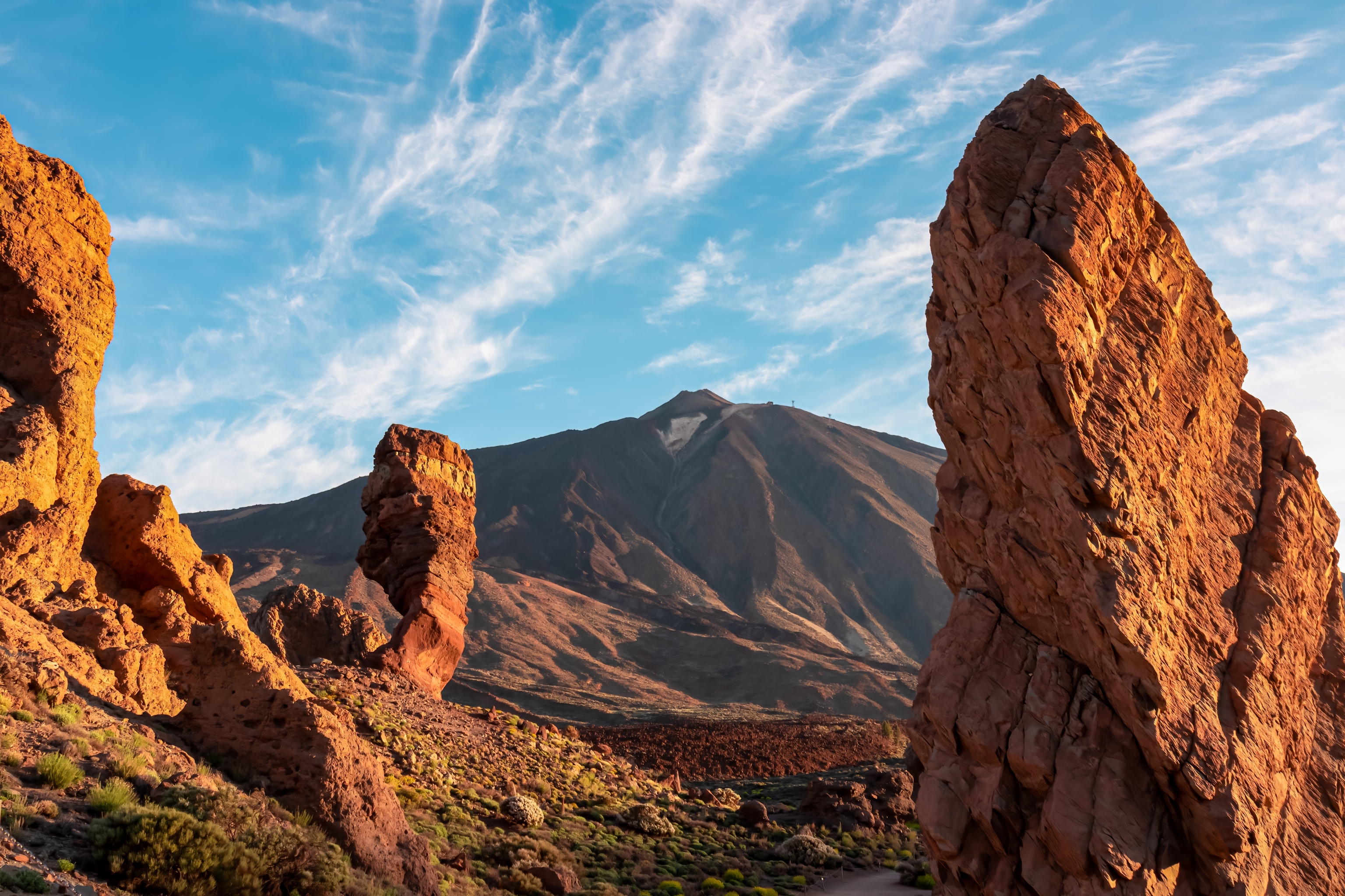 Los roques del Teide.