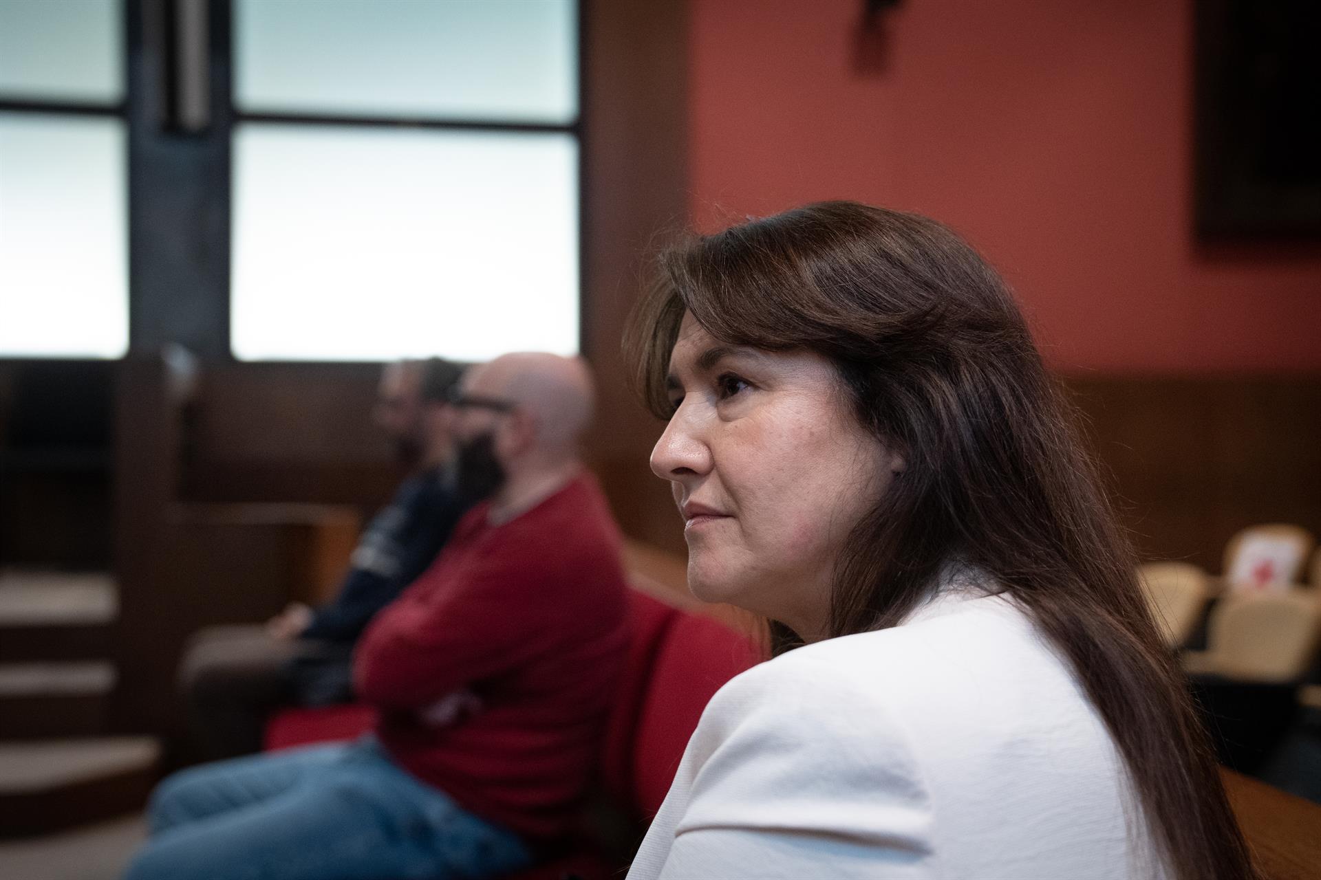 La presidenta de Junts per Catalunya, Laura Borrs, en el juicio.