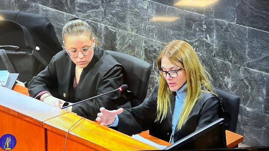 Sylvia Crdoba durante el juicio