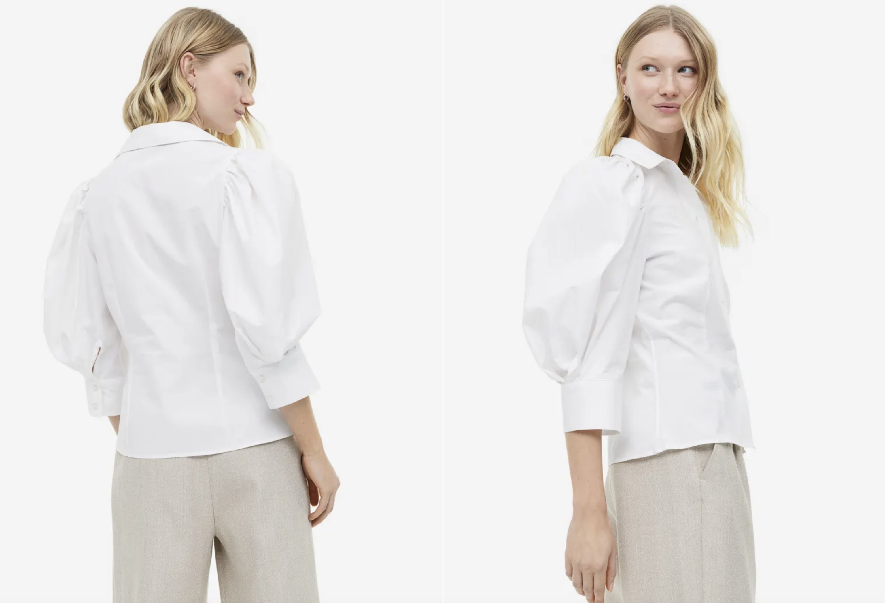 ALT: 10 camisas blancas de mujer que combinan con todo y además son tendencia, de Zara a H&M