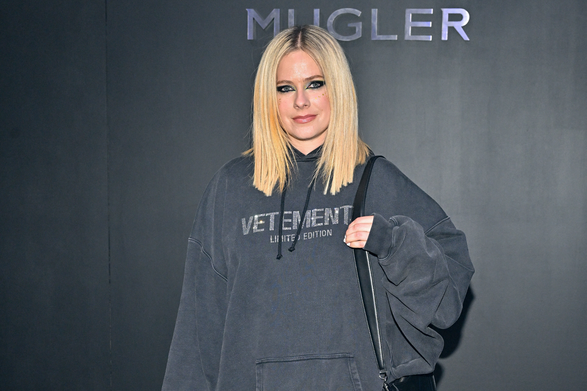 Avril Lavigne, en la fiesta de de Mugler x Hunter Scafer.