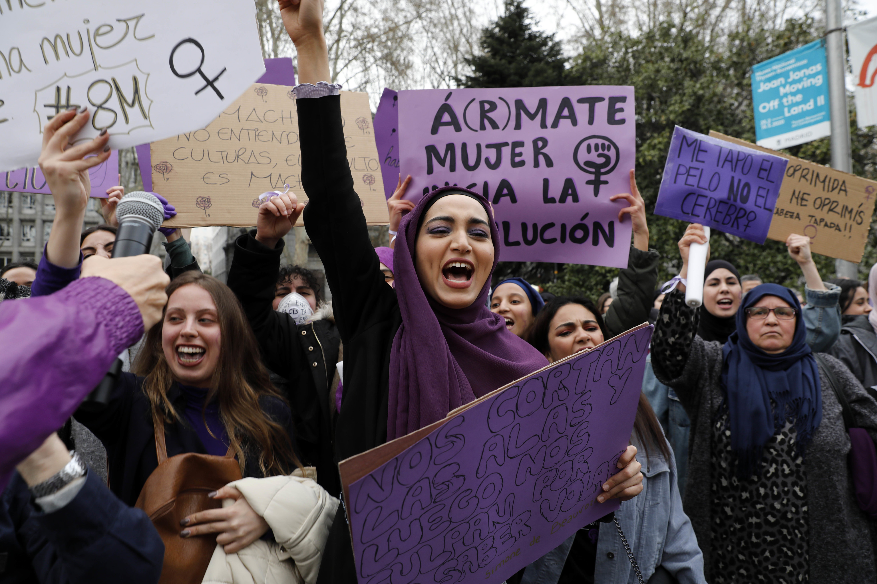 Manifestación del 8 de marzo, día de la mujer