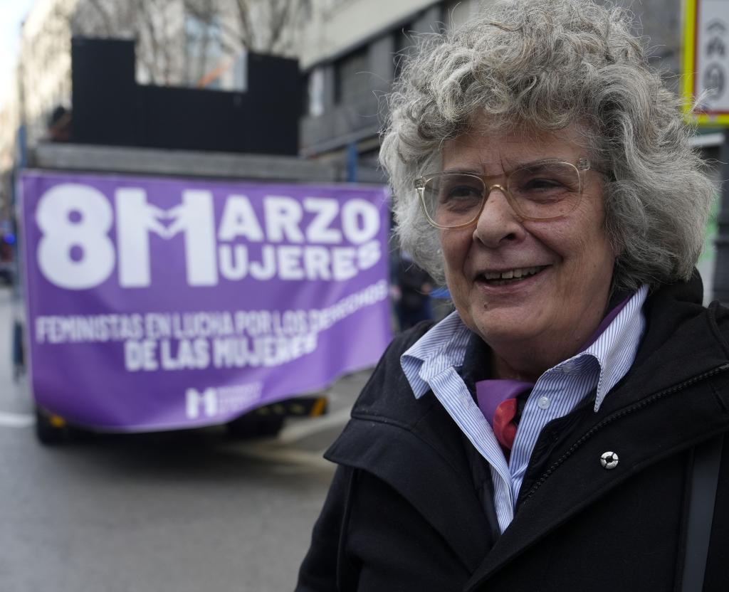 Lola Venegas, portavoz del Movimiento Feminista de Madrid.