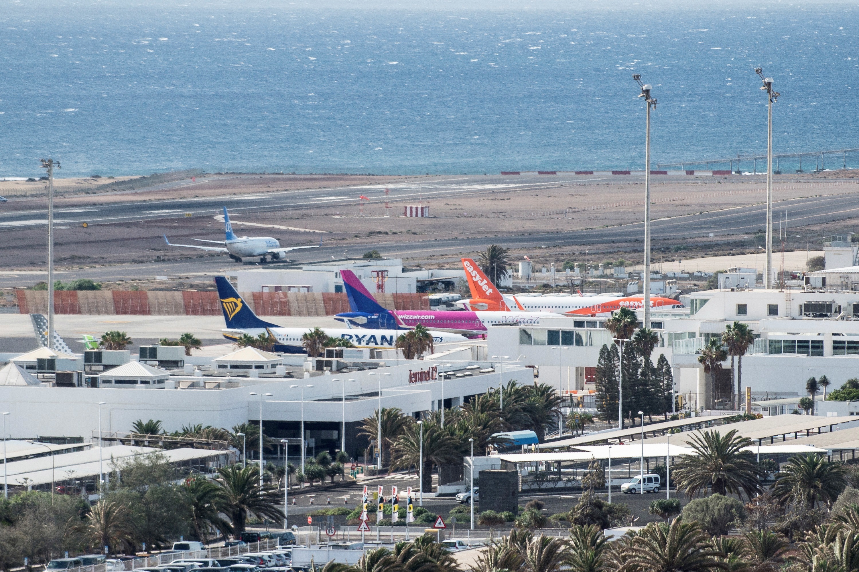 Imagen del aeropuerto César Manrique de Lanzarote.
