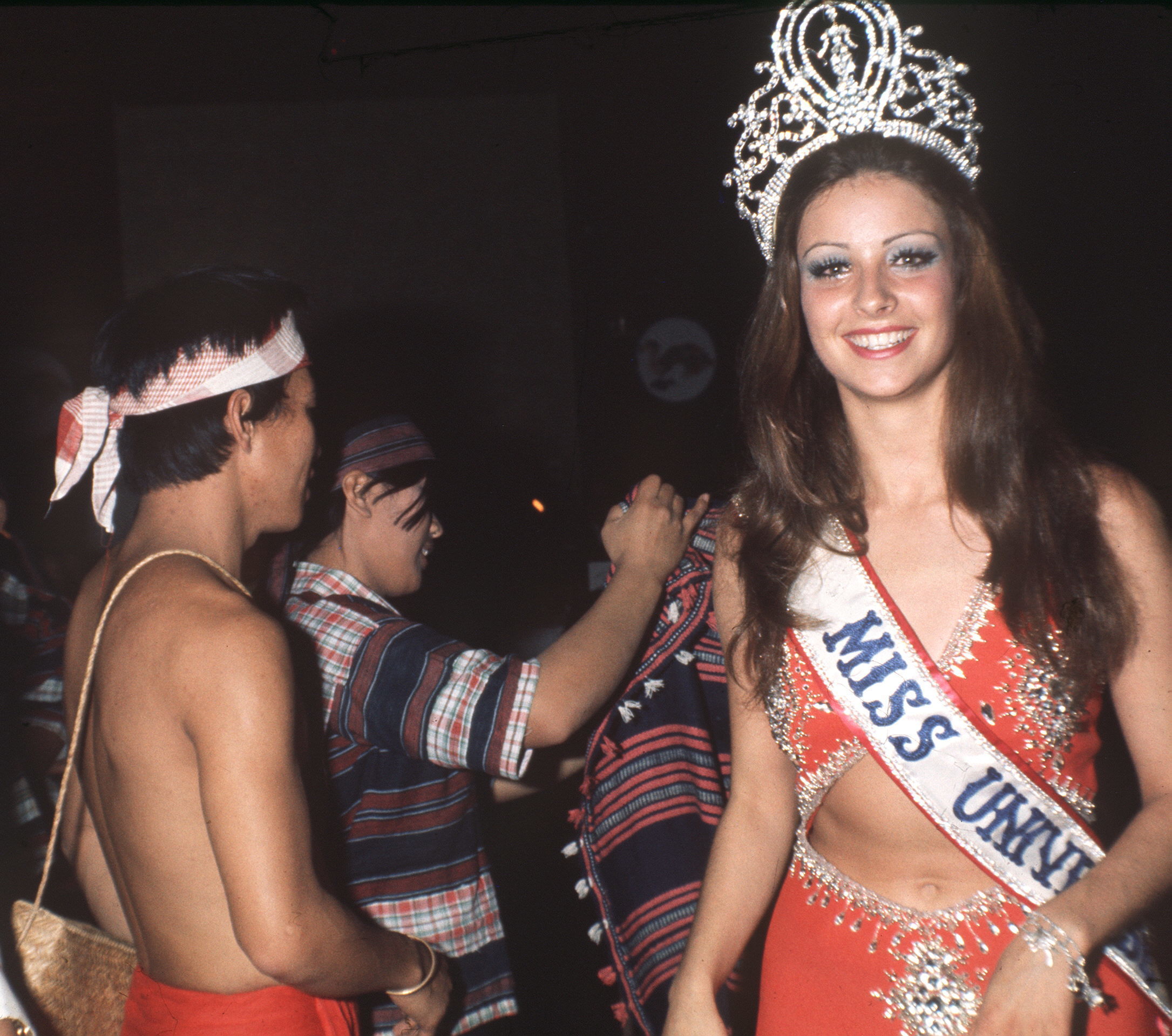 Amparo Muoz, primera espaola Miss Universo (1974).