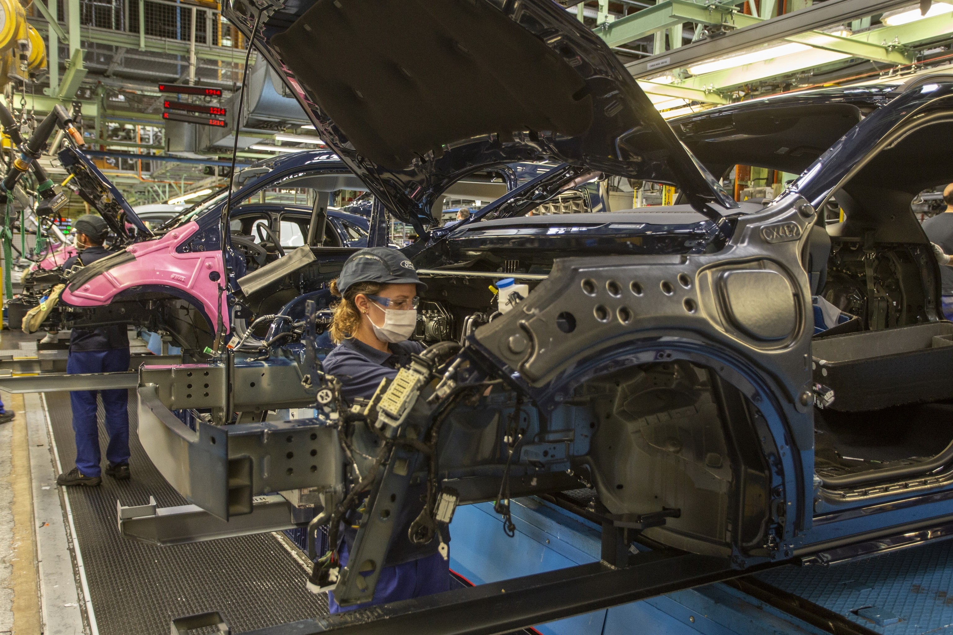 Imagen de la factoría de vehículos de Ford en Almussafes