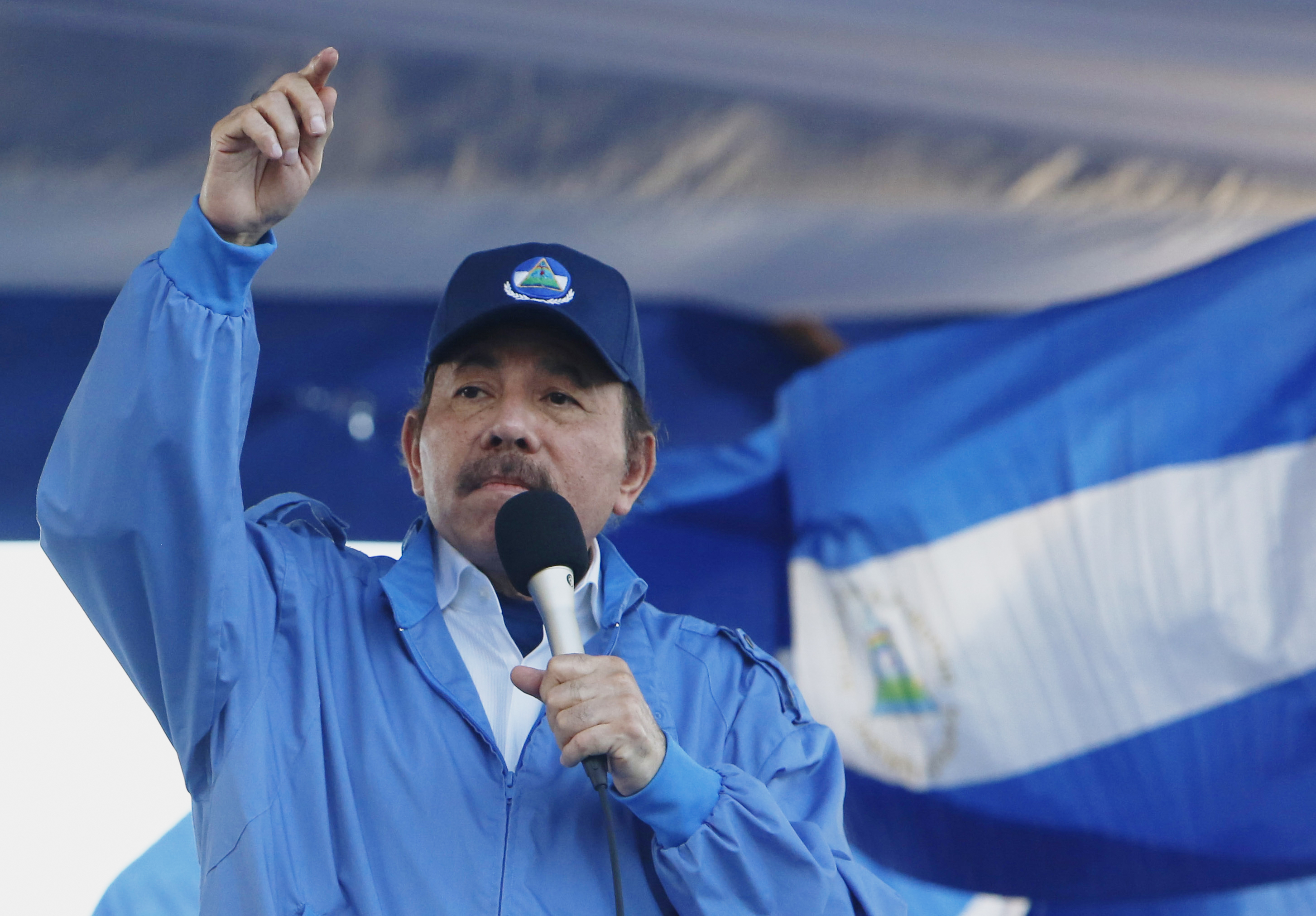 El presidente de Nicaragua, Daniel Ortega, en una foto de archivo.