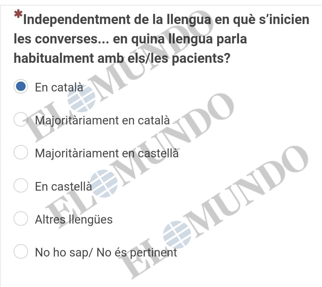 La Generalitat recrudece su ofensiva en la Sanidad: "¿Habla en catalán o en castellano a los pacientes?"