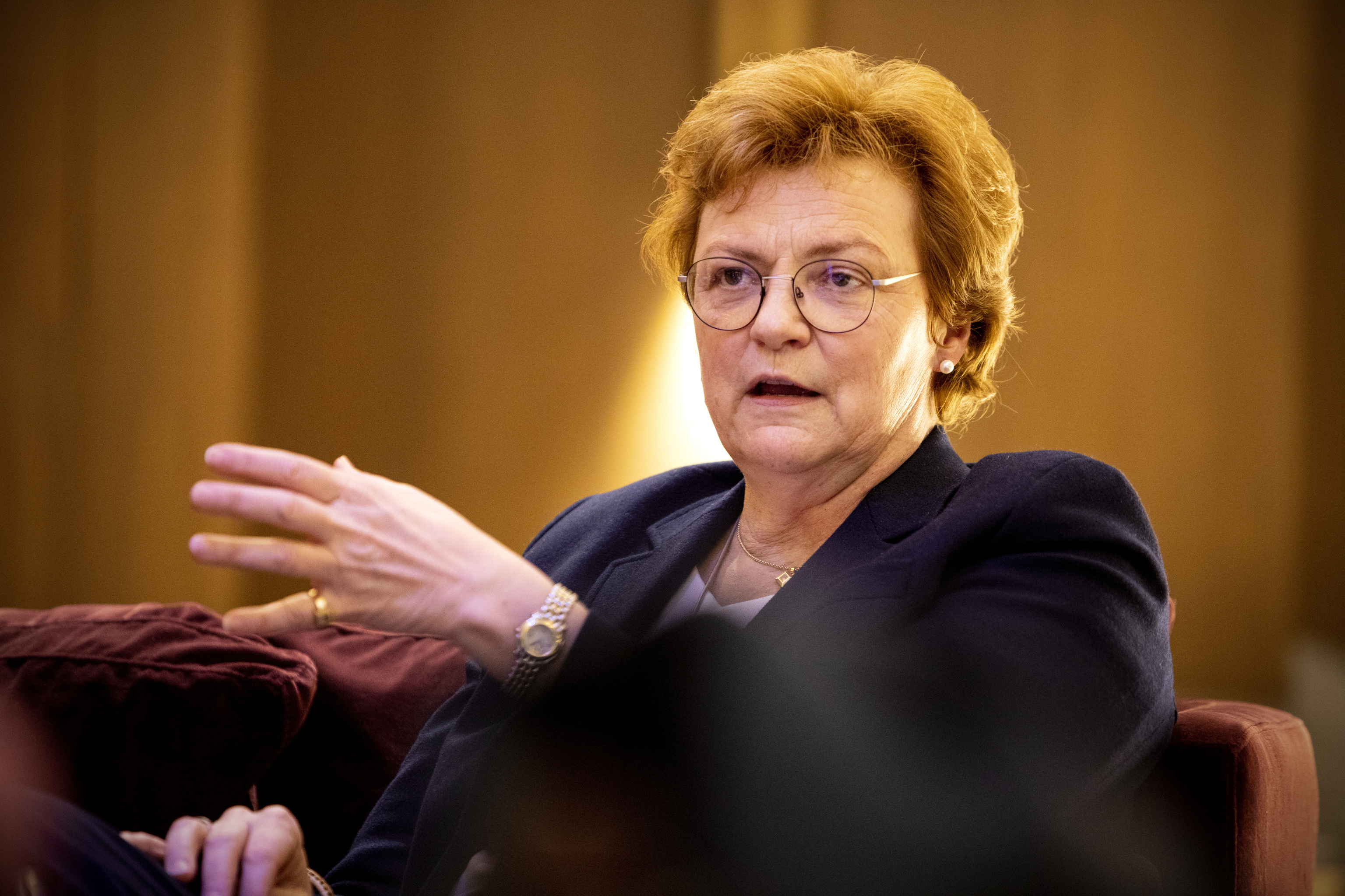 La presidenta de la Comisin de Control Presupuestario de la Eurocmara, Monika Hohlmeier